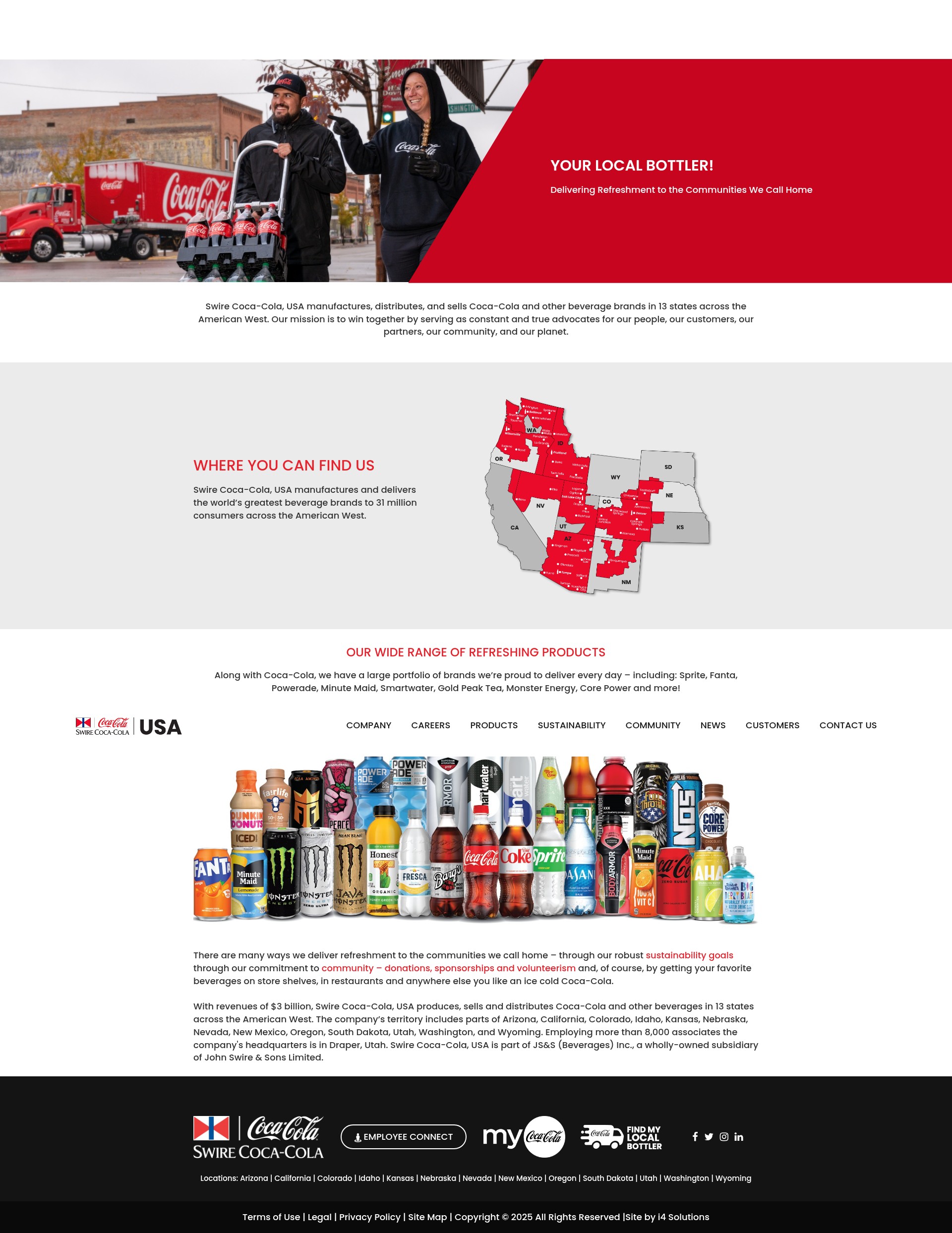 Screenshot of www.swirecc.com