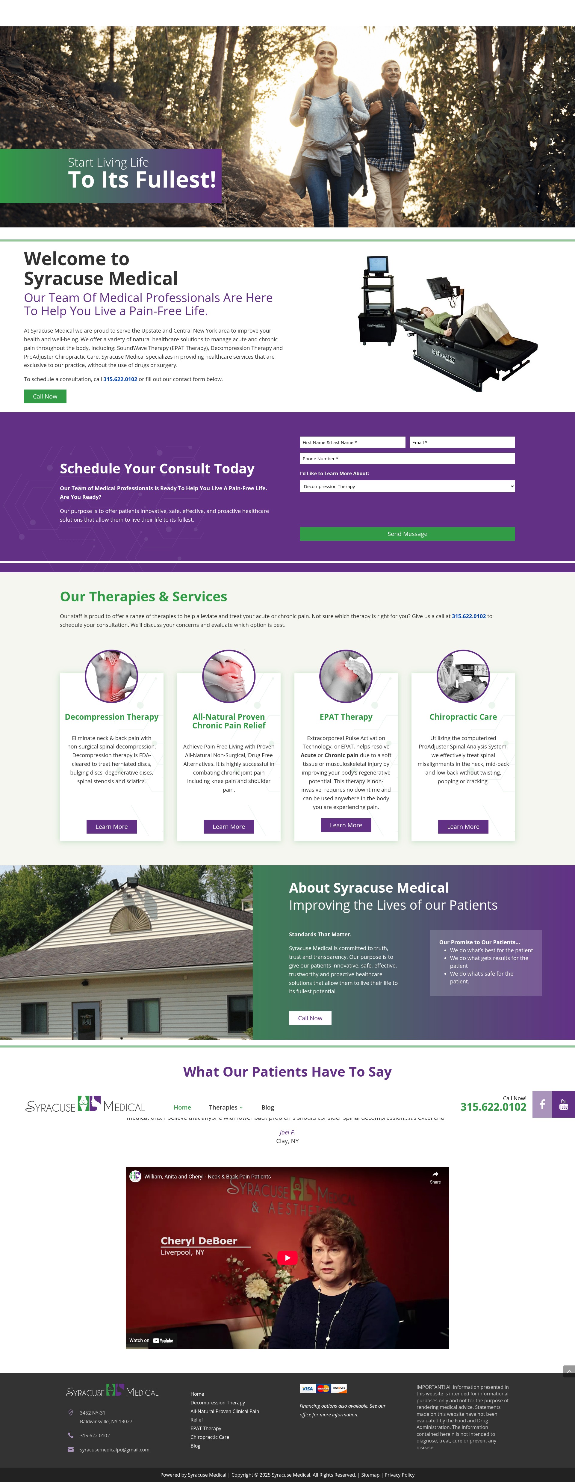 Screenshot of www.syracusemed.com
