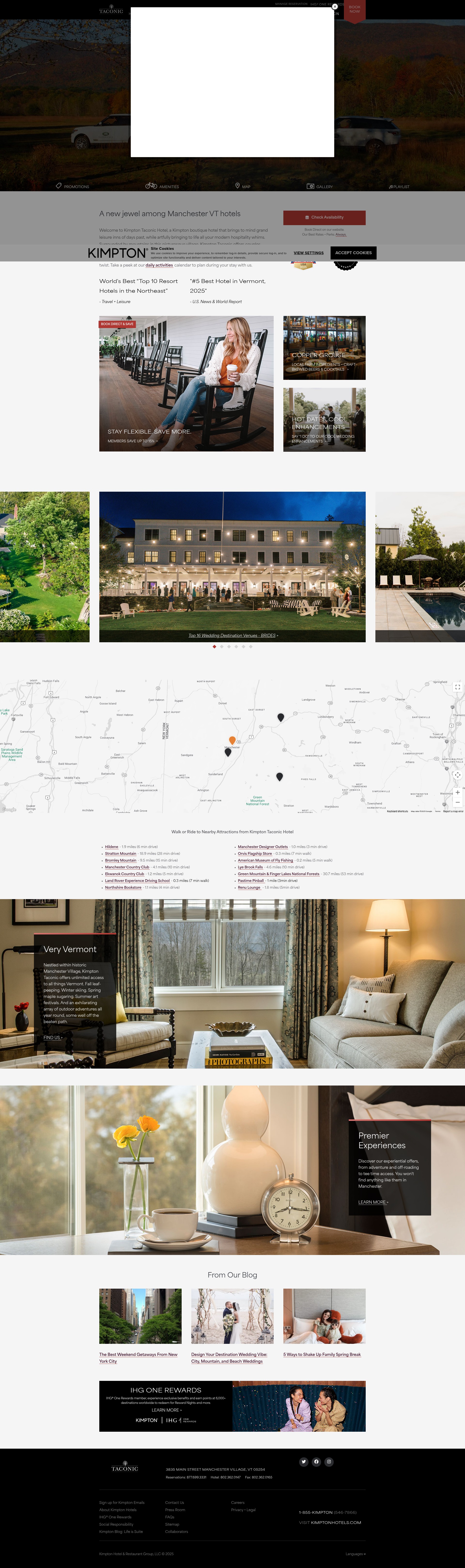 Screenshot of www.taconichotel.com
