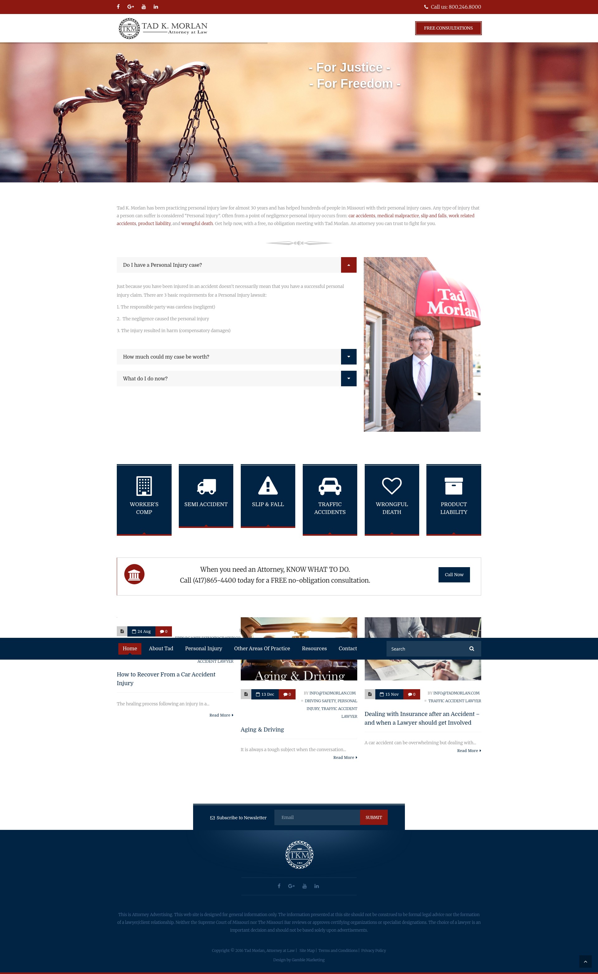 Screenshot of www.tadmorlan.com