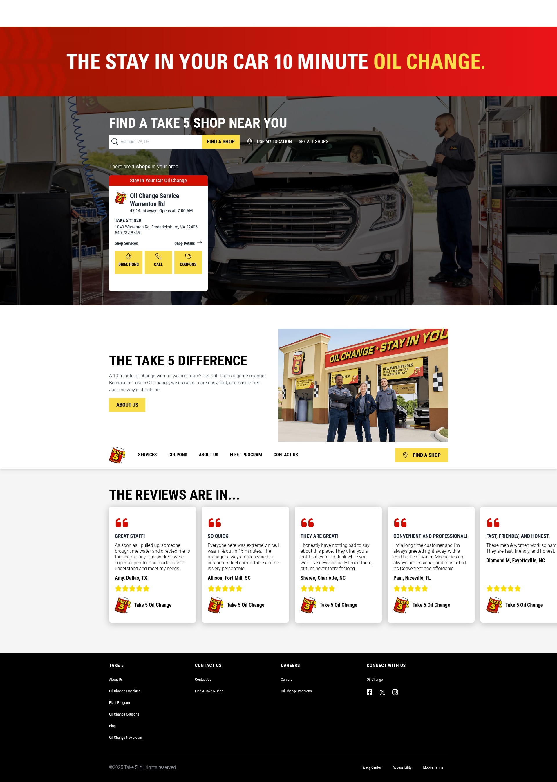 Screenshot of www.take5.com
