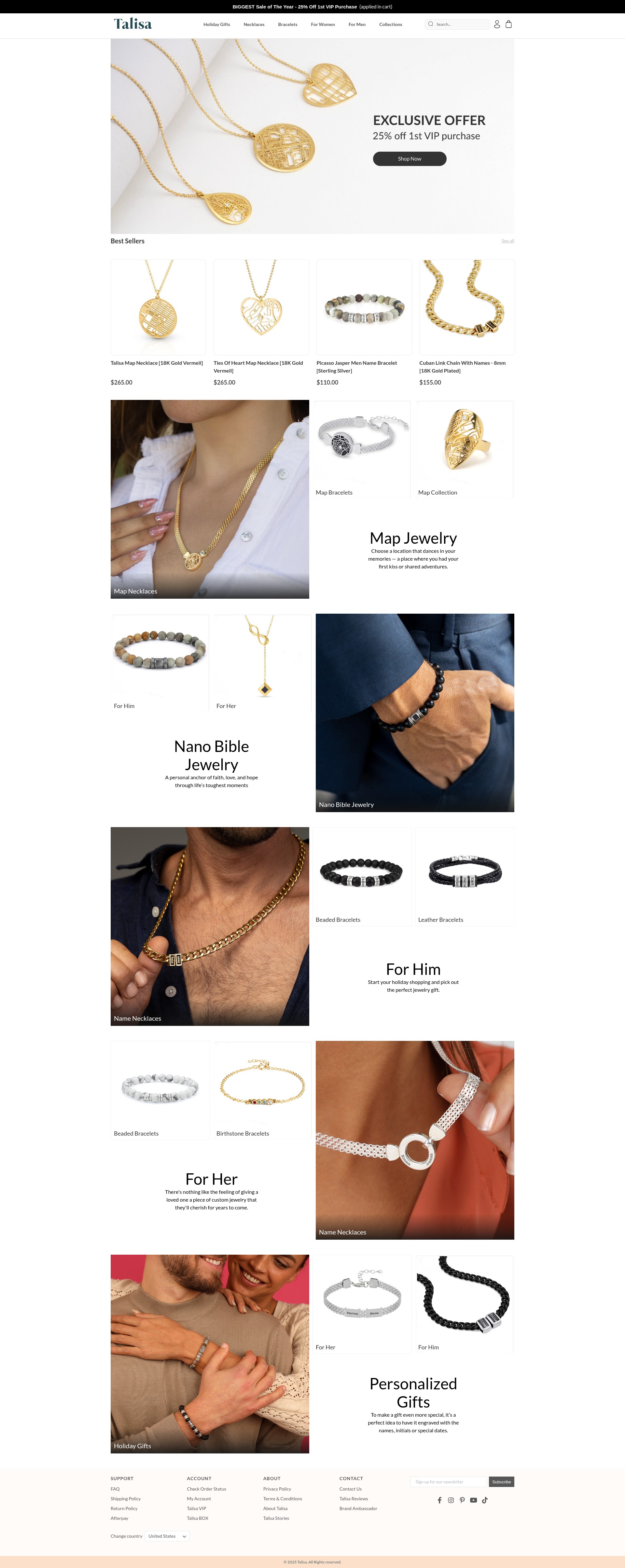 Screenshot of www.talisa.com