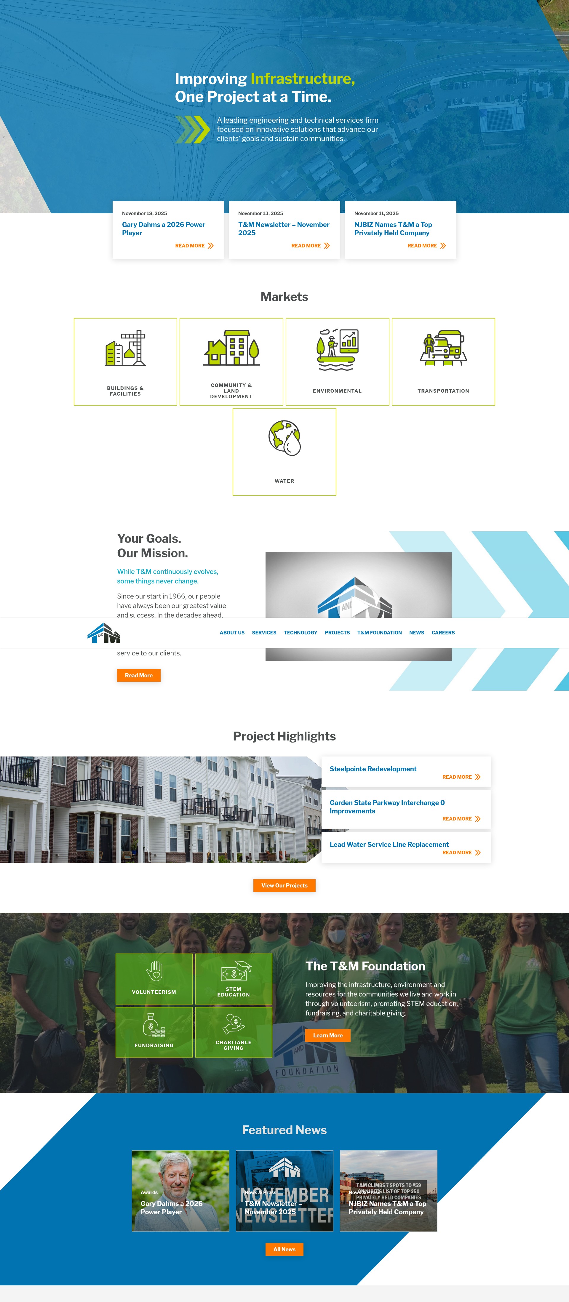 Screenshot of www.tandmassociates.com