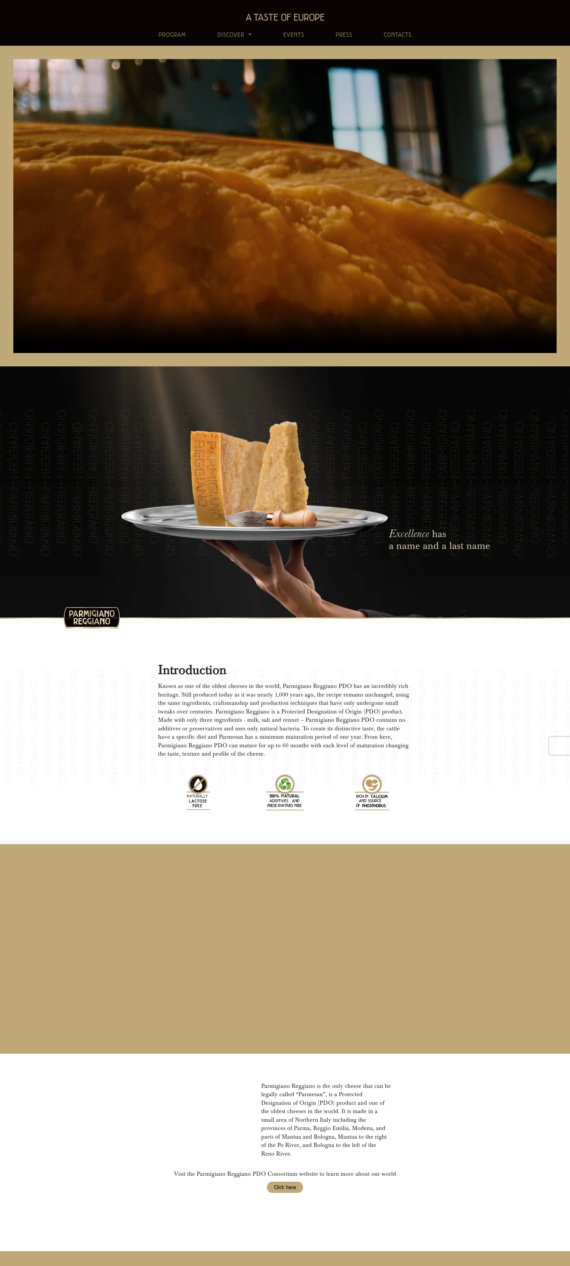 Screenshot of www.tasteurope.eu