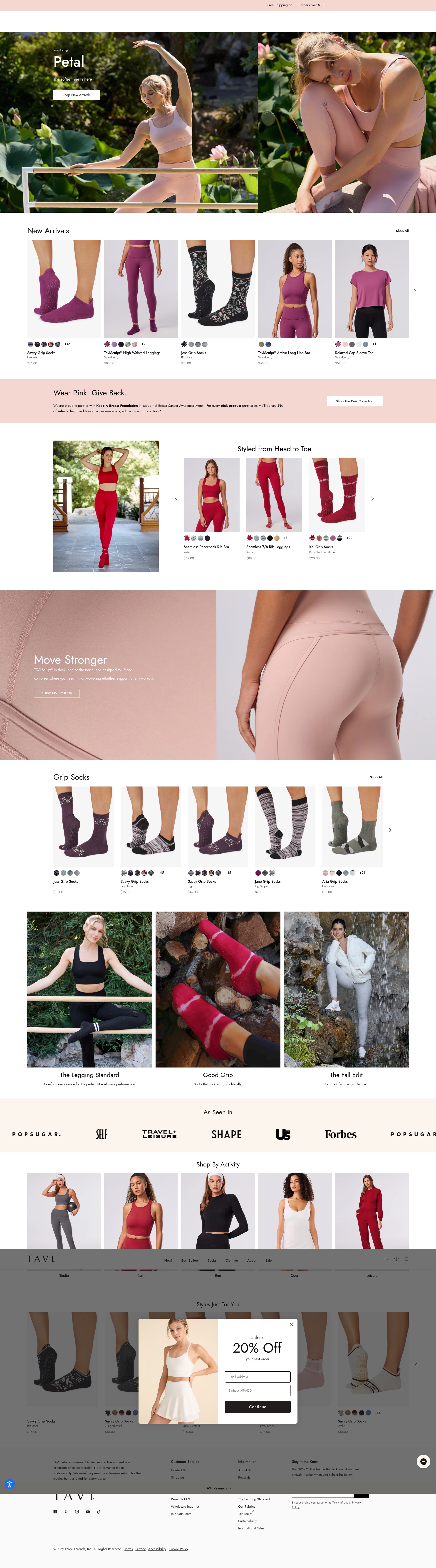 Screenshot of www.taviactive.com