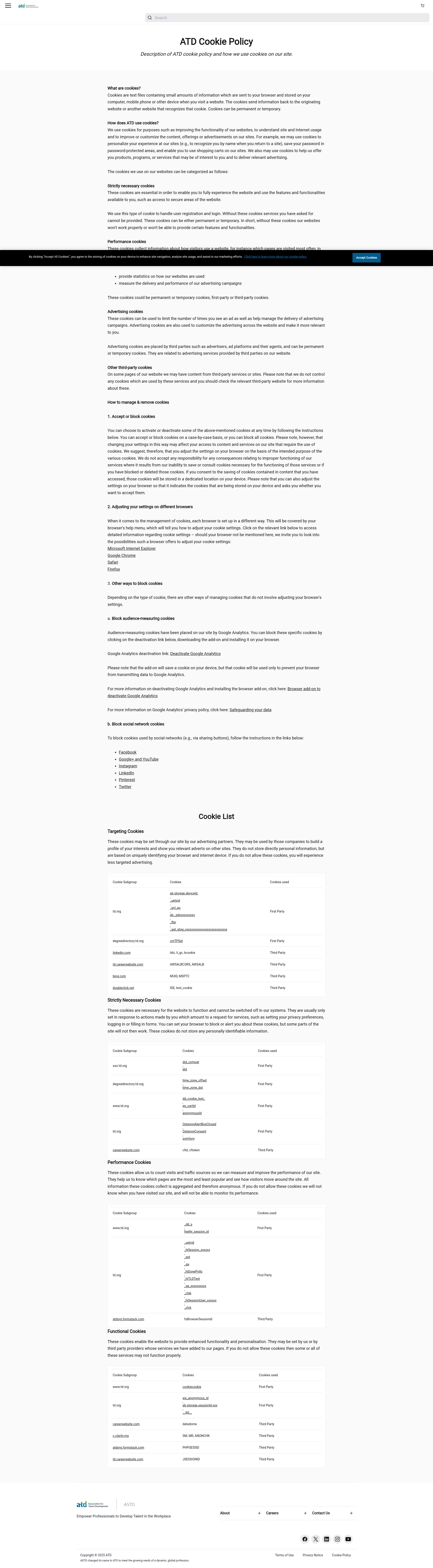 Screenshot of www.td.org
