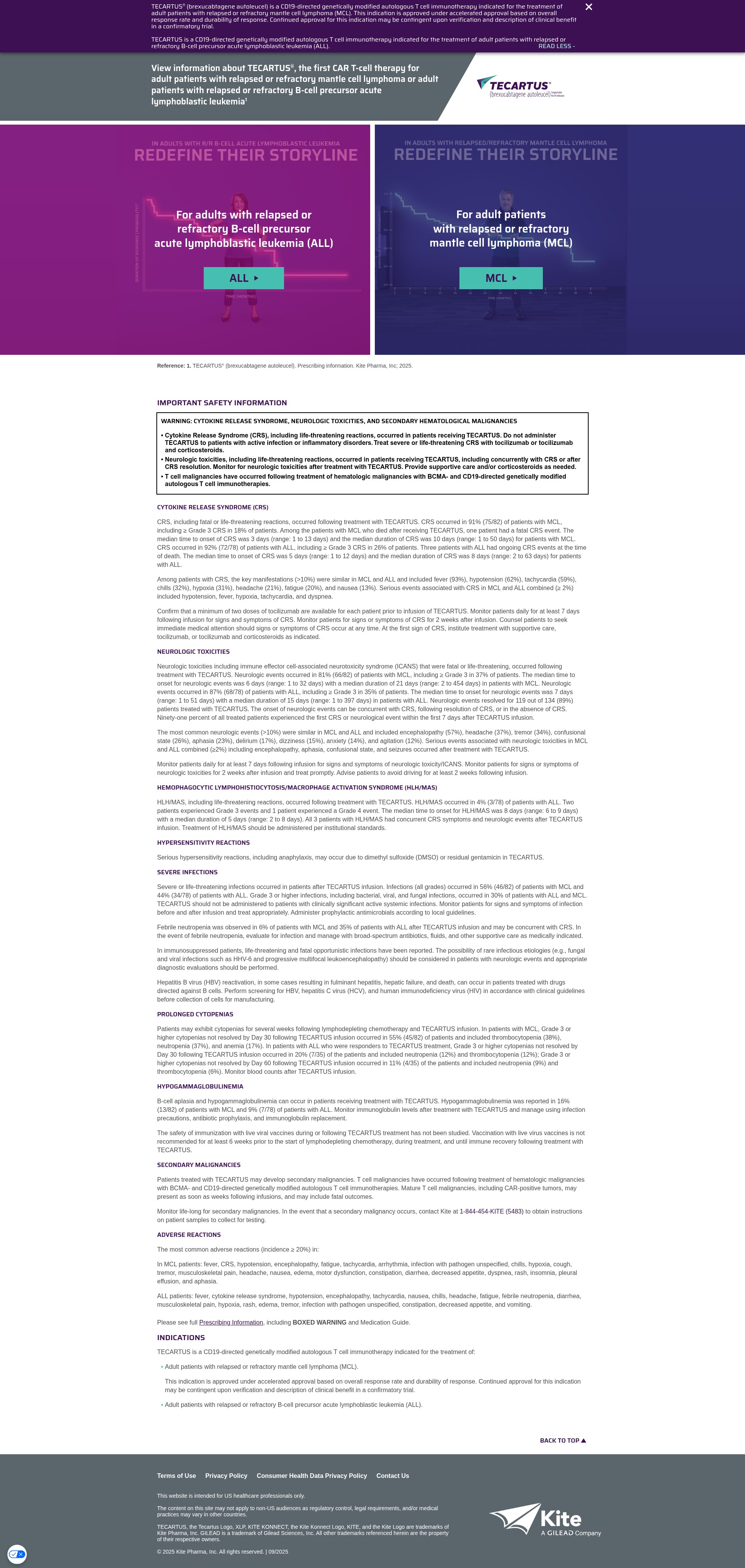 Screenshot of www.tecartushcp.com