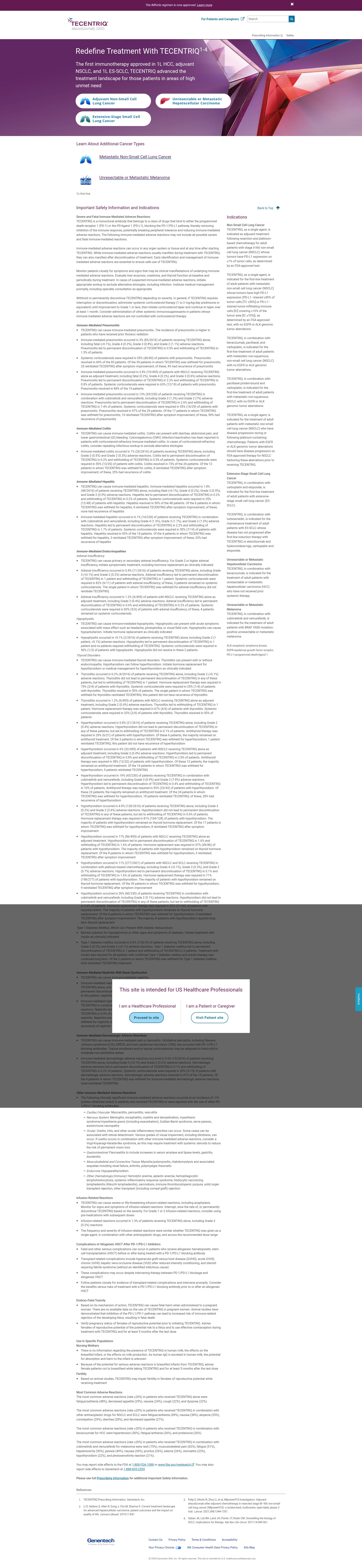Screenshot of www.tecentriq-hcp.com