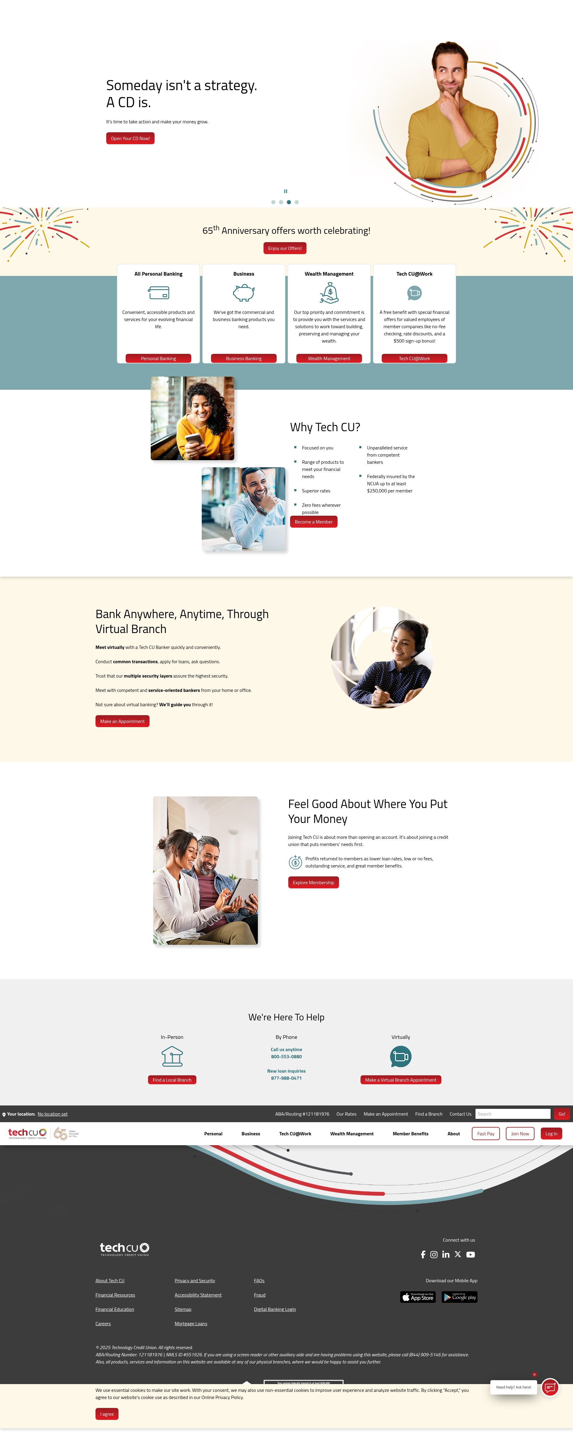 Screenshot of www.techcu.com