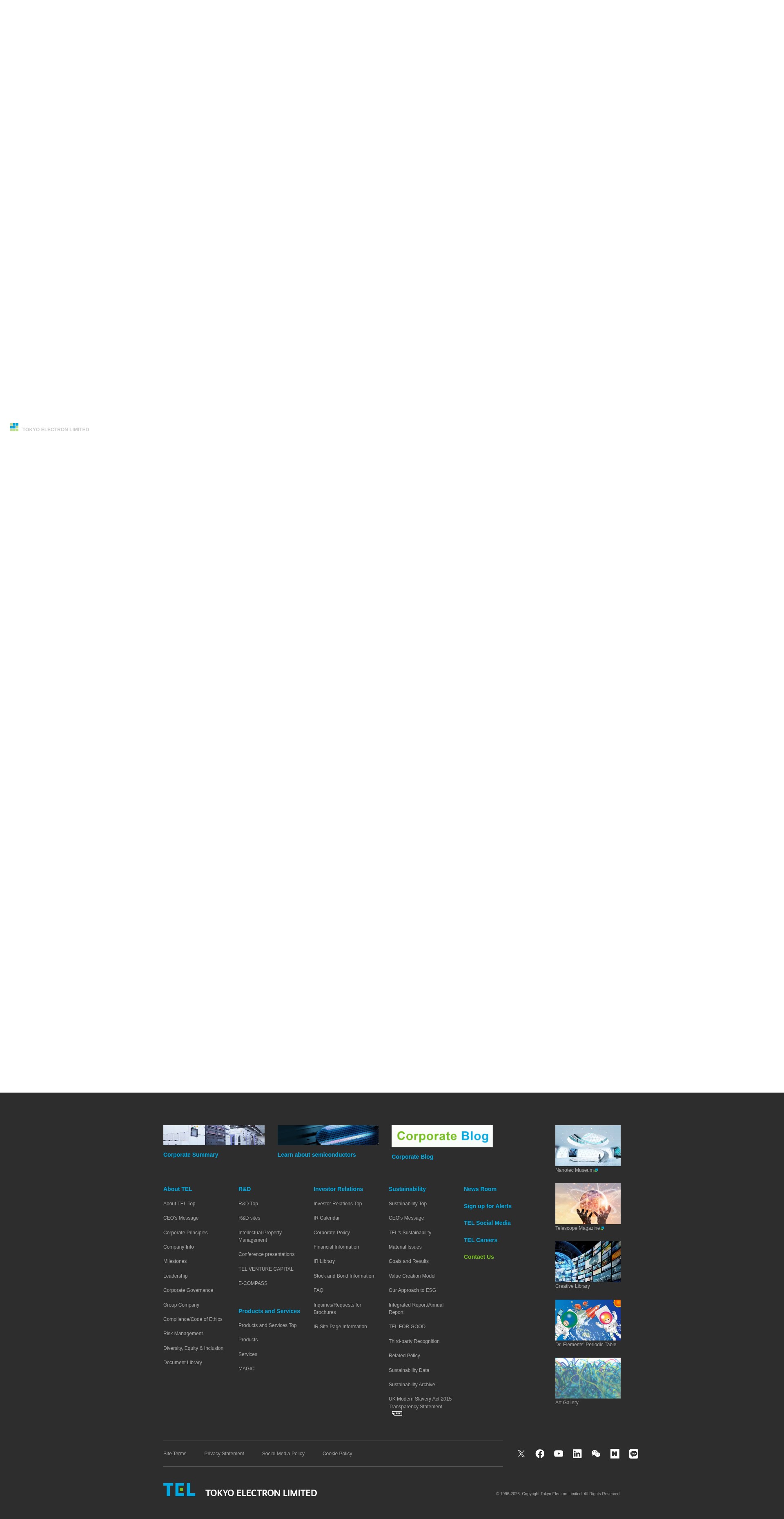 Screenshot of www.tel.com