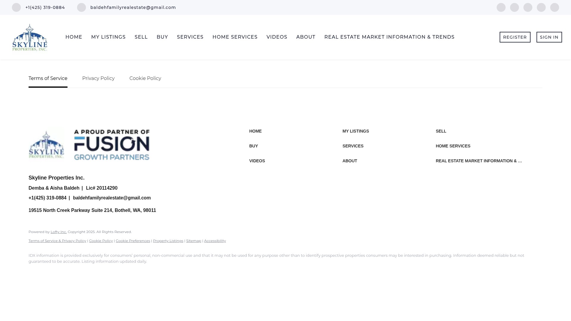 Screenshot of www.thebaldehfamilyrealestate.com
