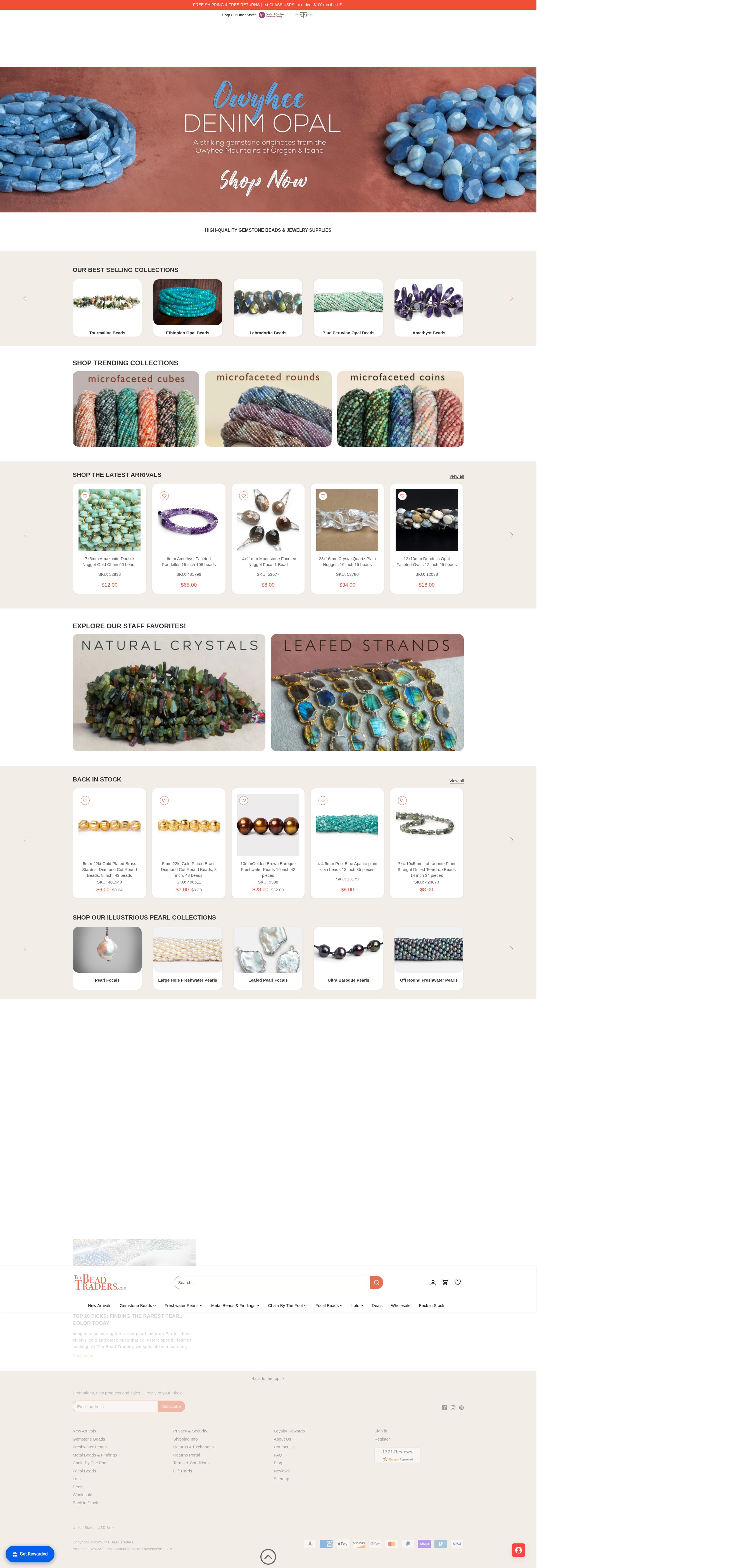 Screenshot of www.thebeadtraders.com
