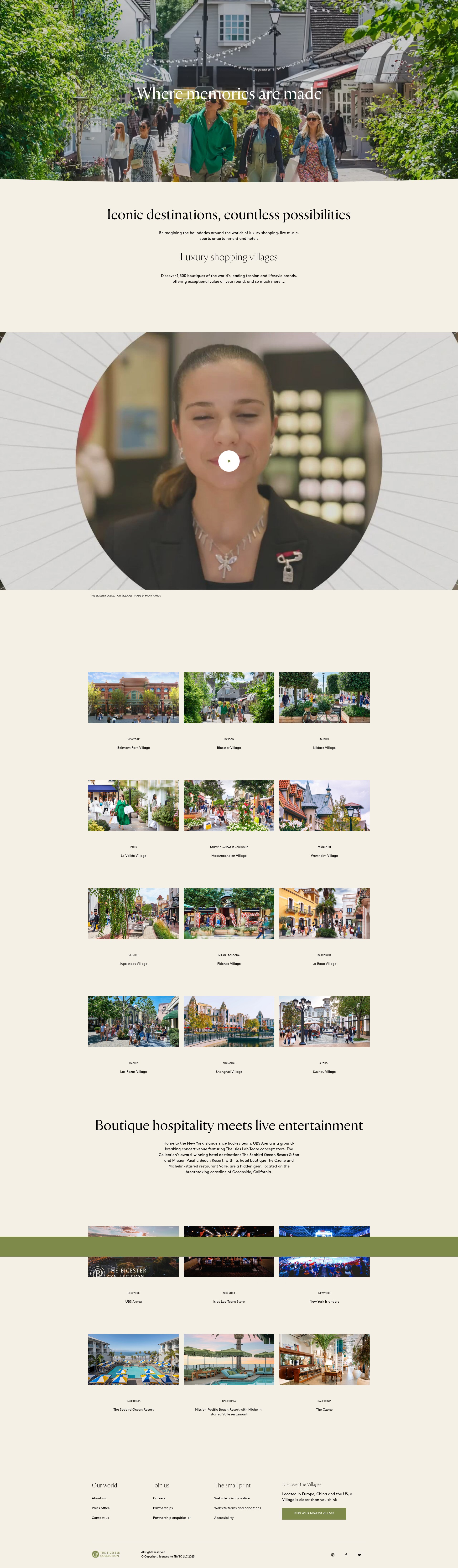 Screenshot of www.thebicestercollection.com