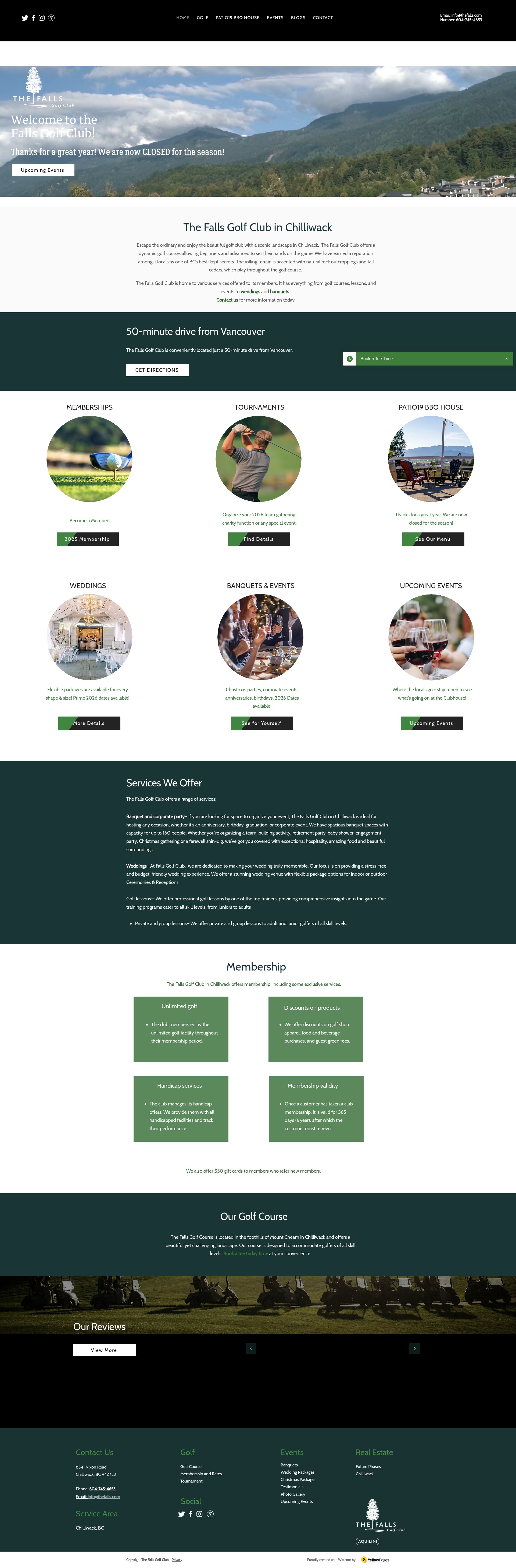 Screenshot of www.thefalls.com