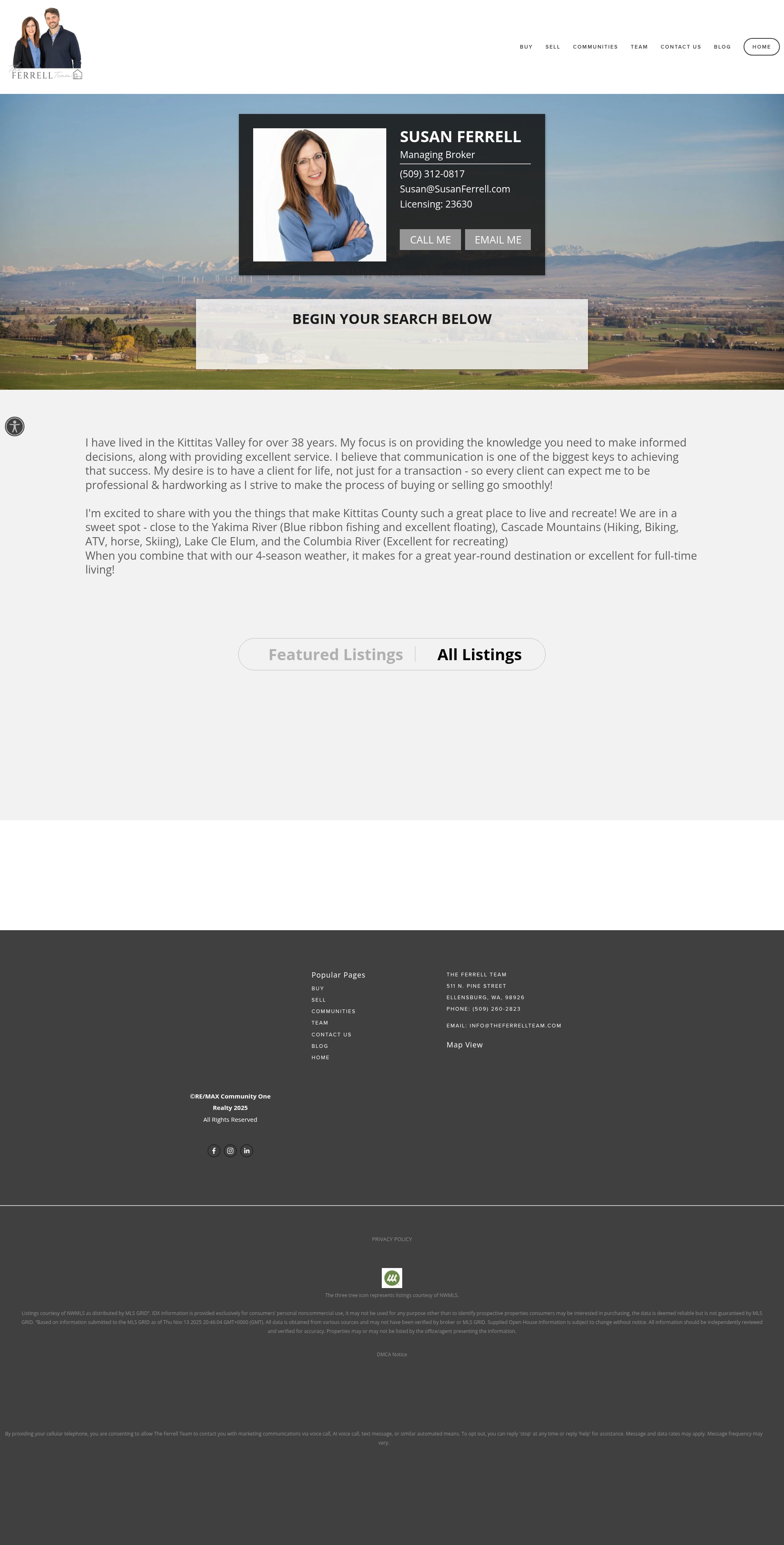 Screenshot of www.theferrellteam.com