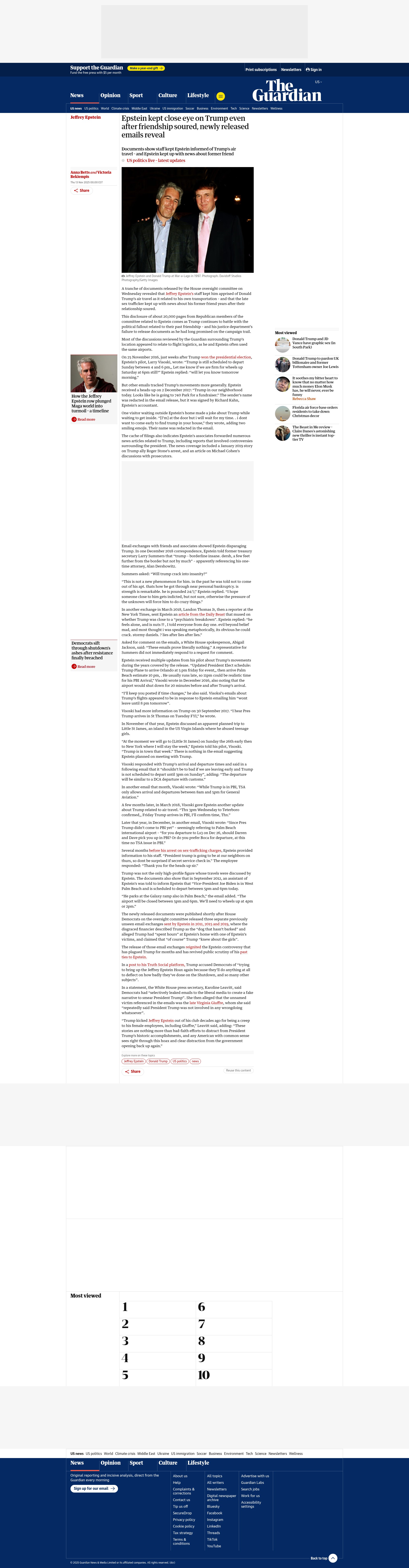 Screenshot of www.theguardian.com