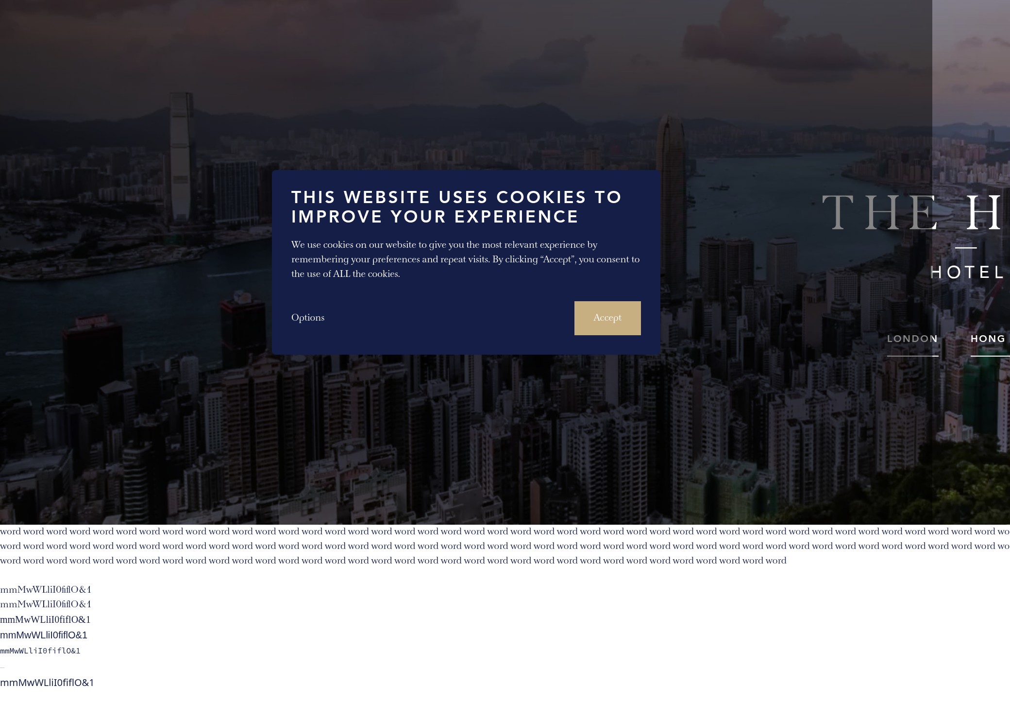 Screenshot of www.thehari.com