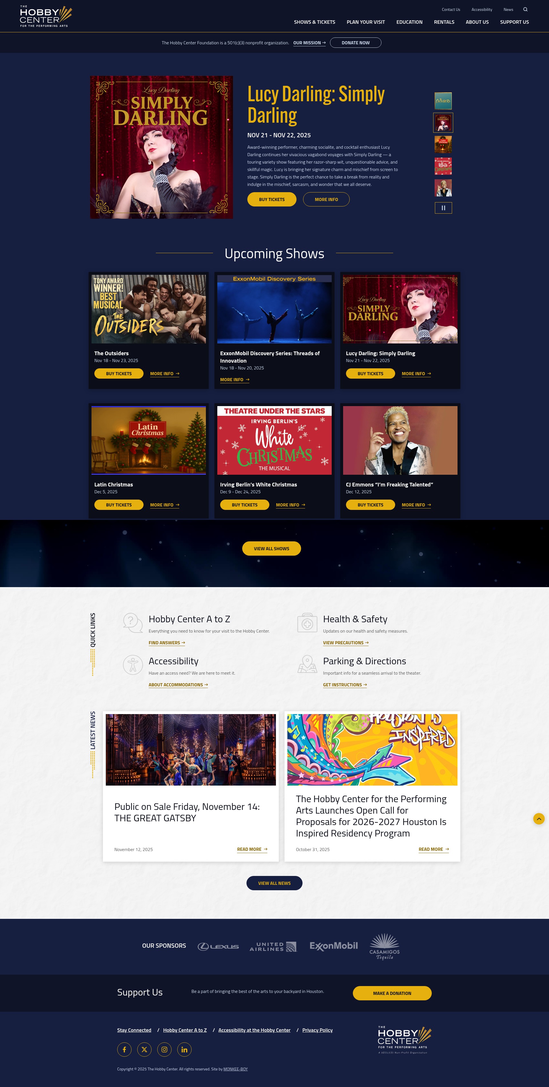 Screenshot of www.thehobbycenter.org