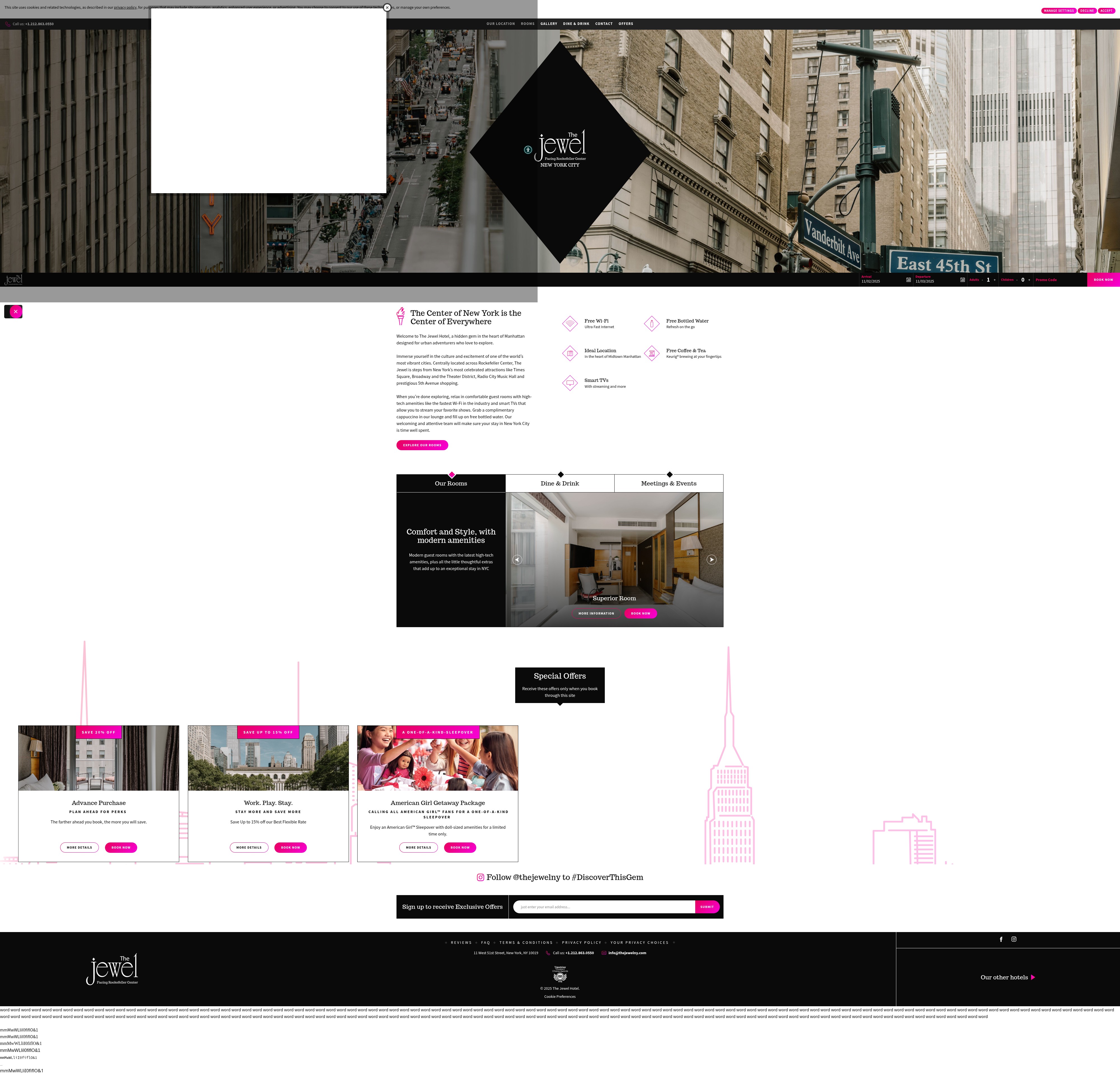 Screenshot of www.thejewelny.com