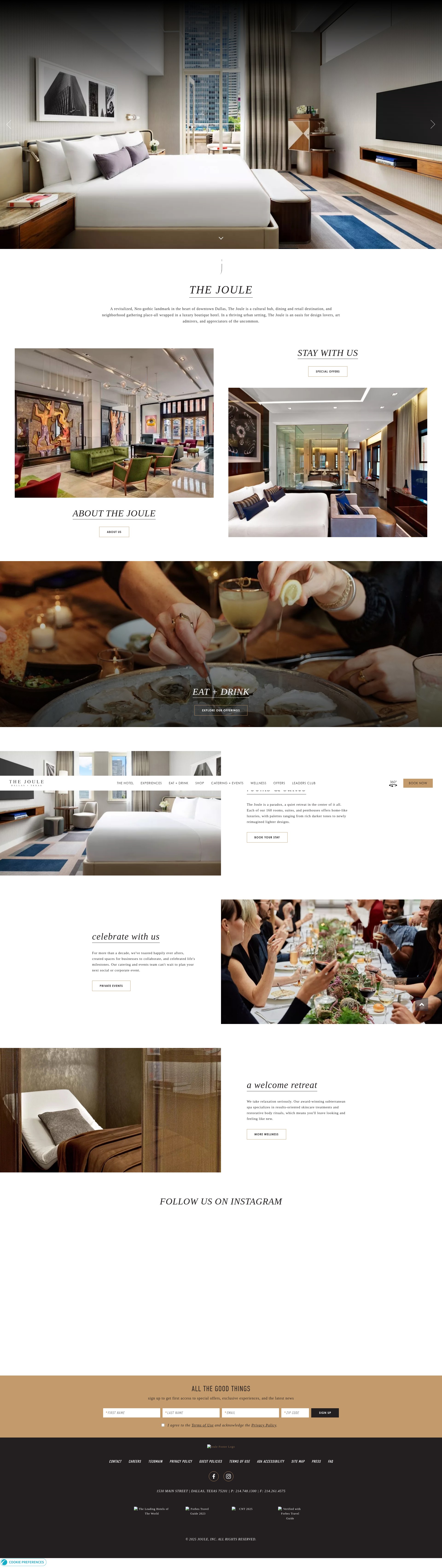 Screenshot of www.thejouledallas.com