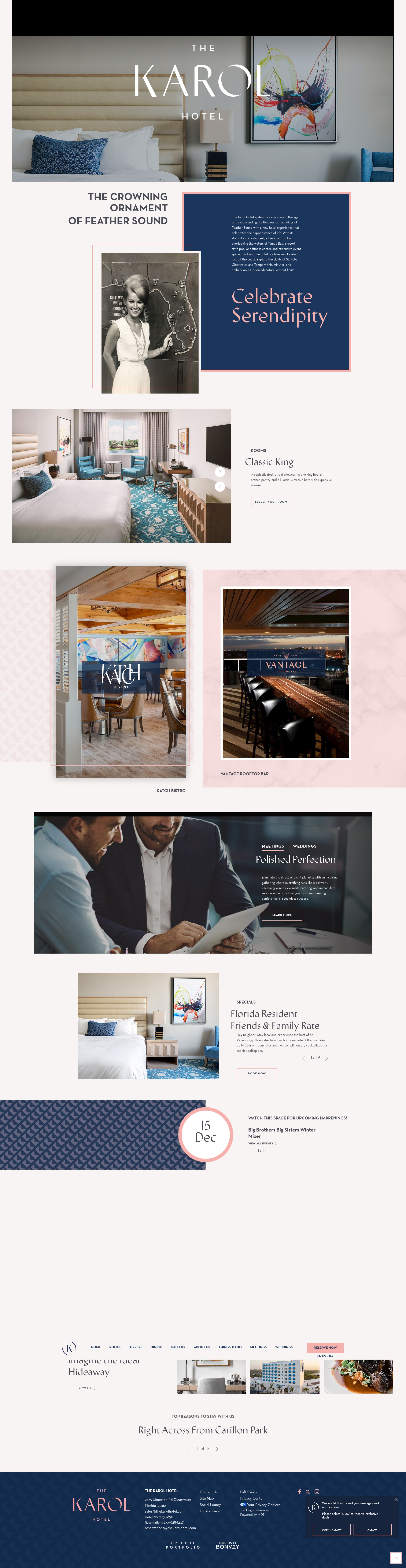Screenshot of www.thekarolhotel.com