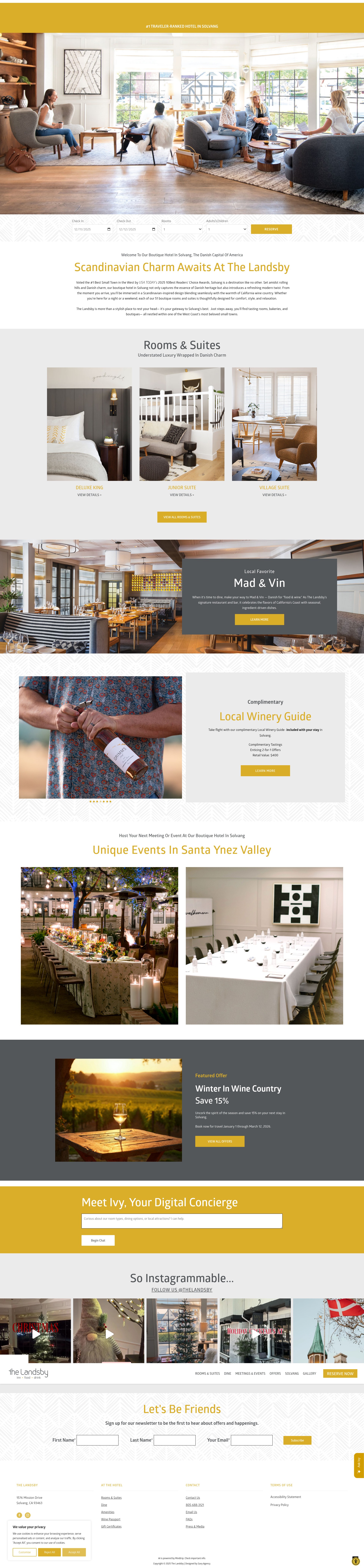Screenshot of www.thelandsby.com