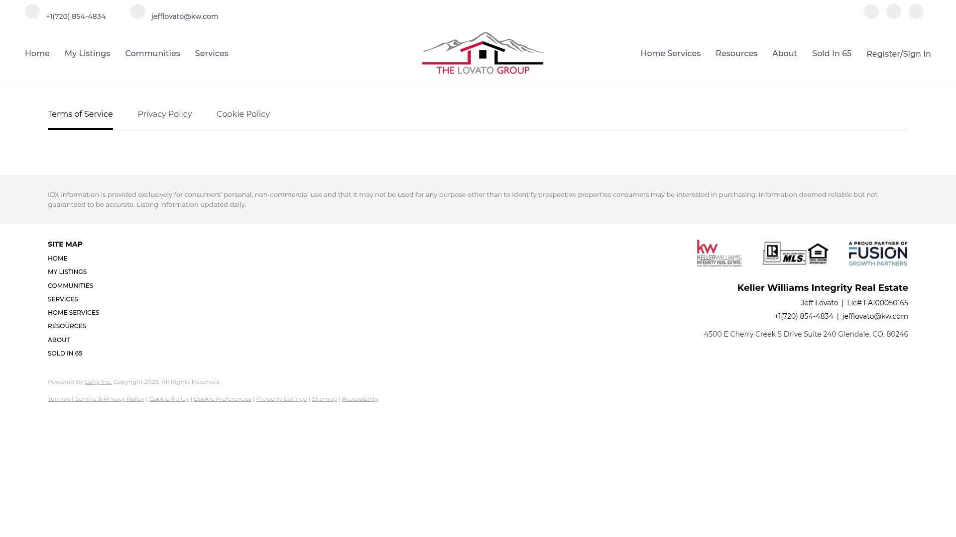 Screenshot of www.thelovatogroup.com