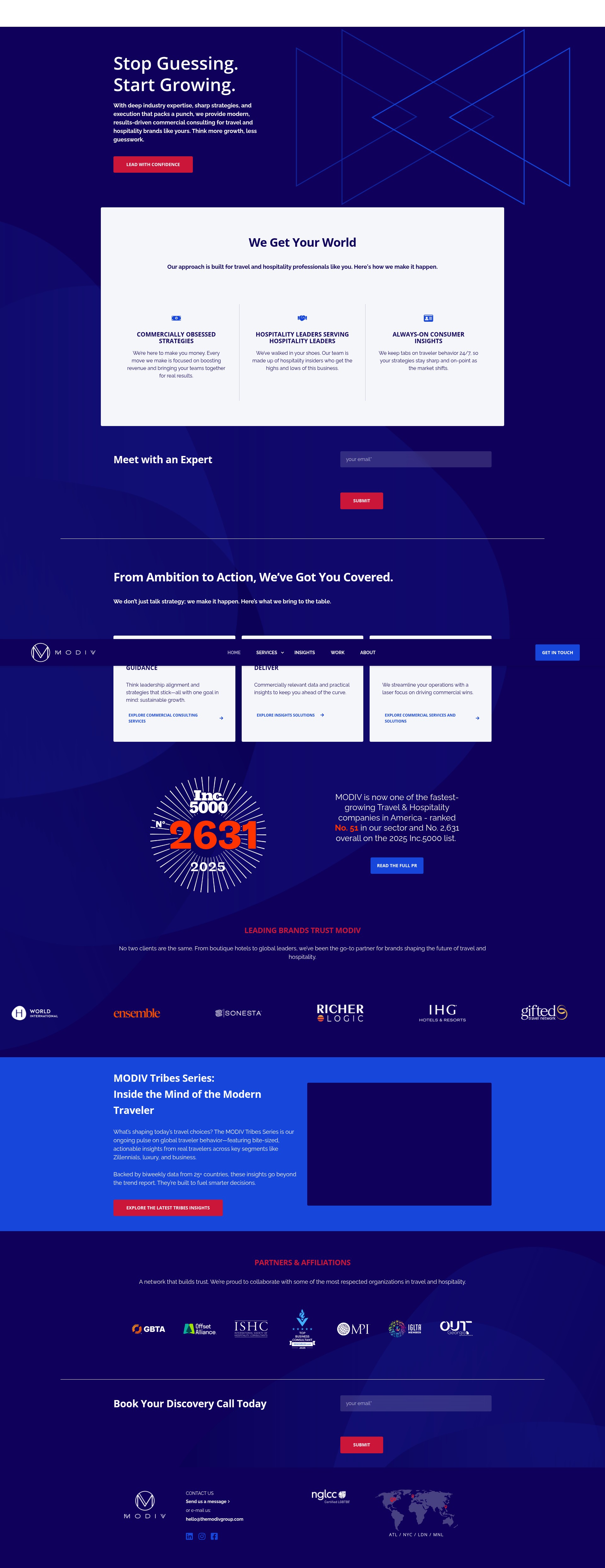 Screenshot of www.themodivgroup.com