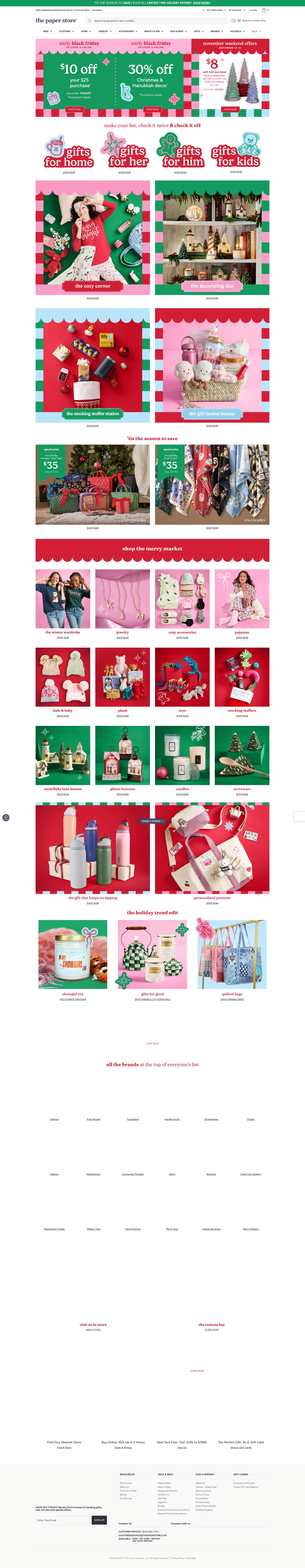 Screenshot of www.thepaperstore.com
