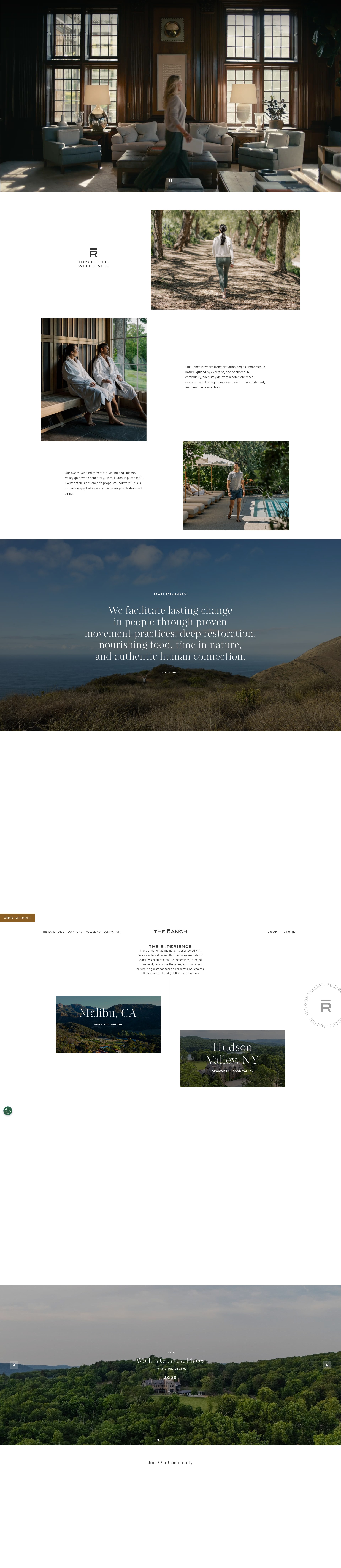 Screenshot of www.theranchlife.com