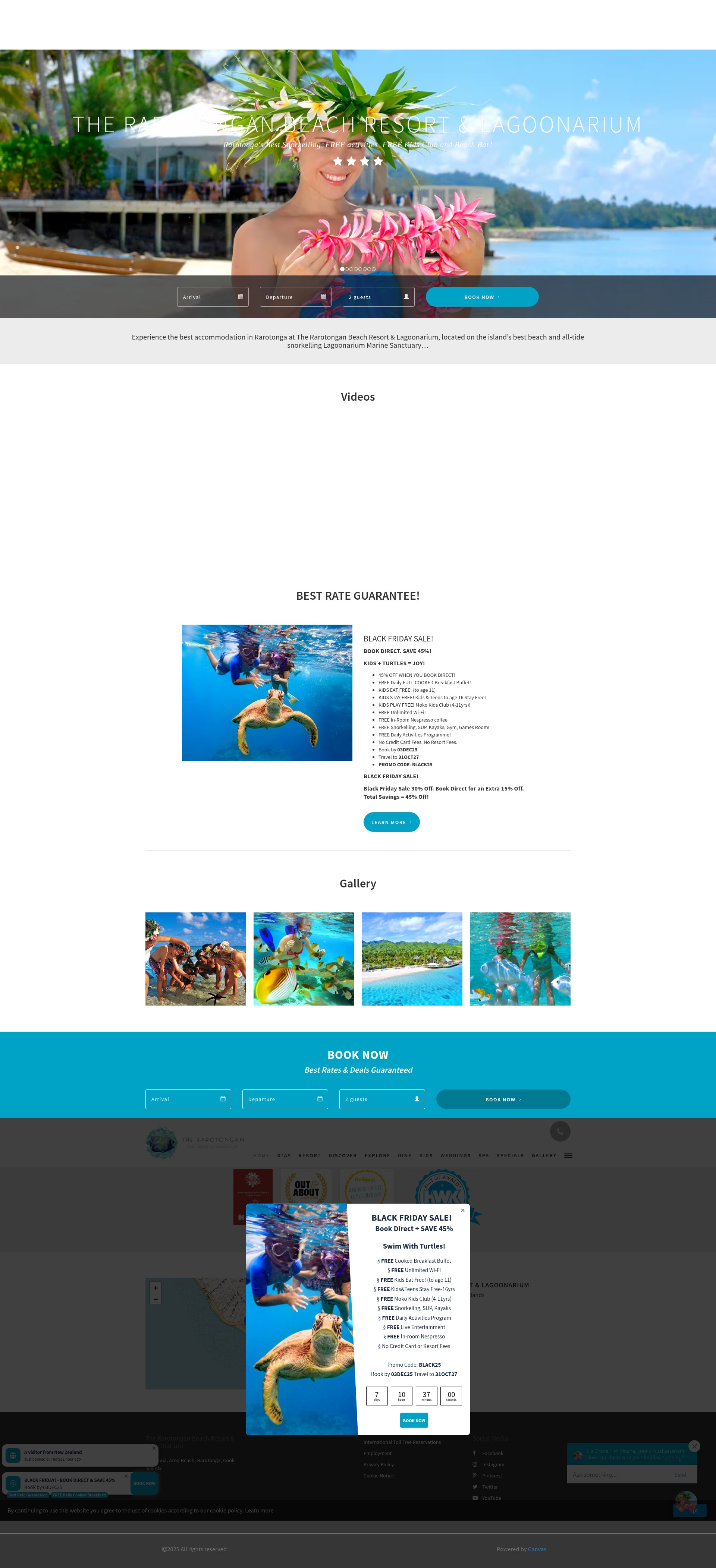 Screenshot of www.therarotongan.com
