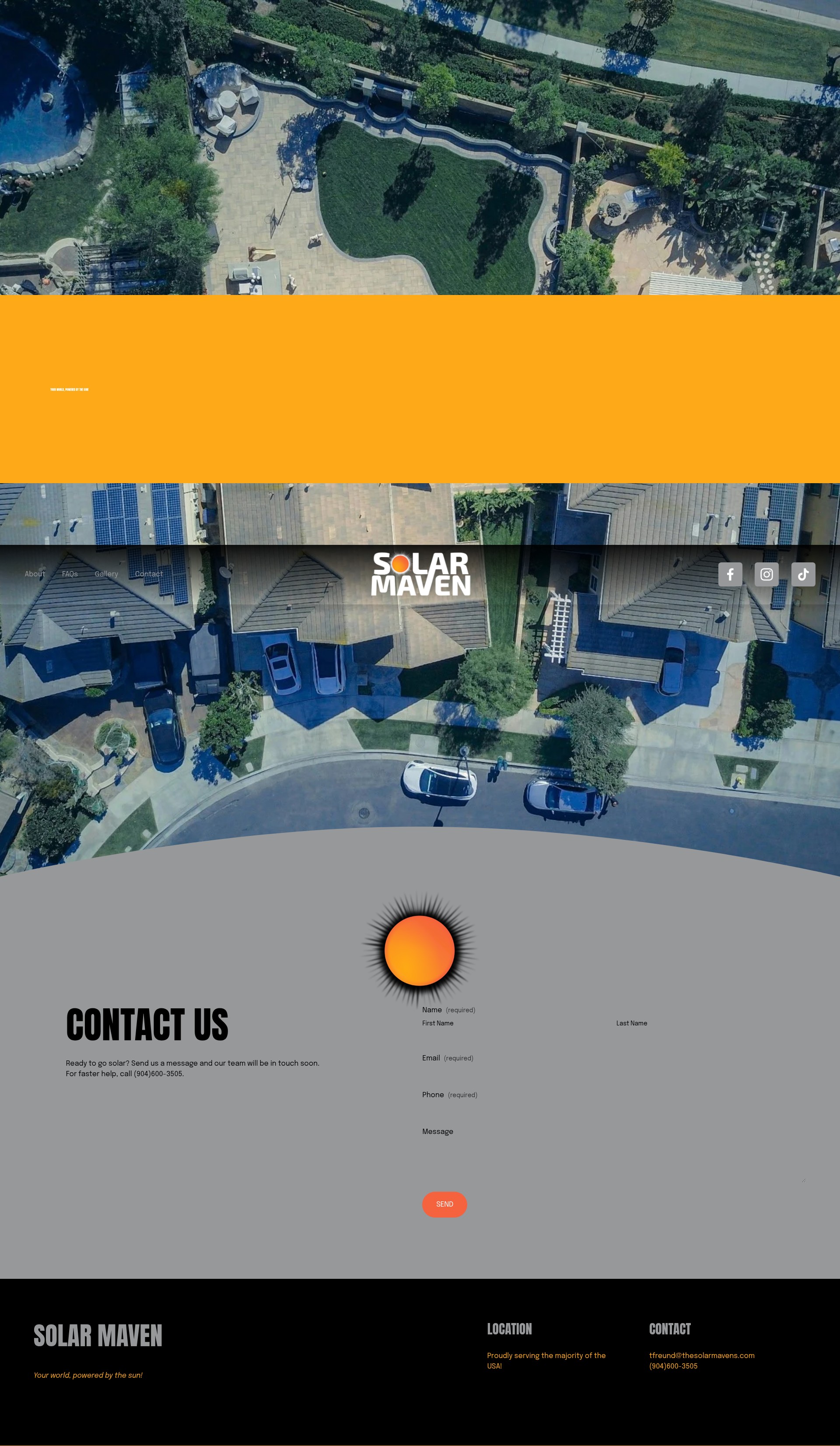 Screenshot of www.thesolarmavens.com