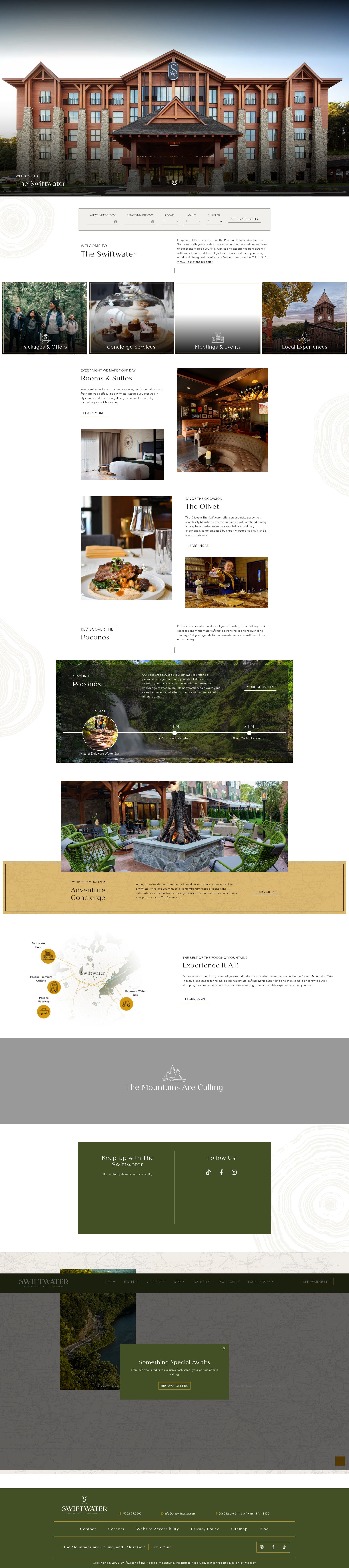 Screenshot of www.theswiftwater.com