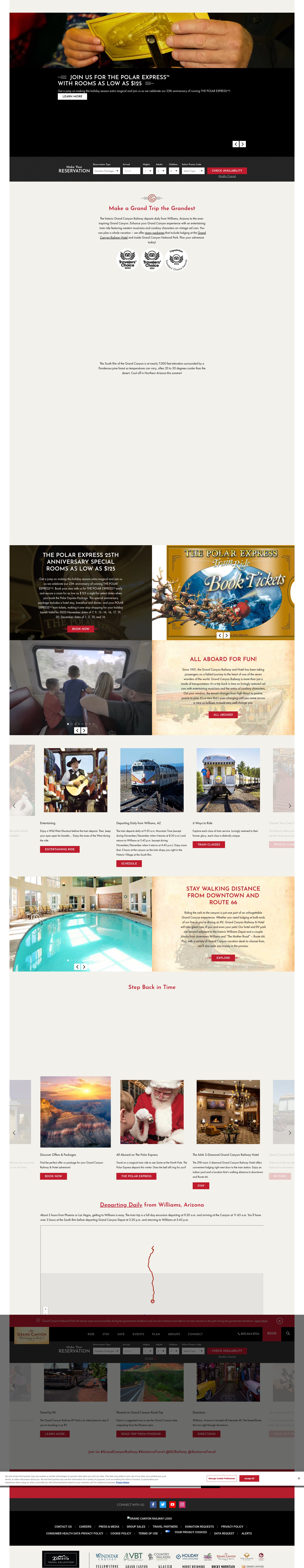 Screenshot of www.thetrain.com