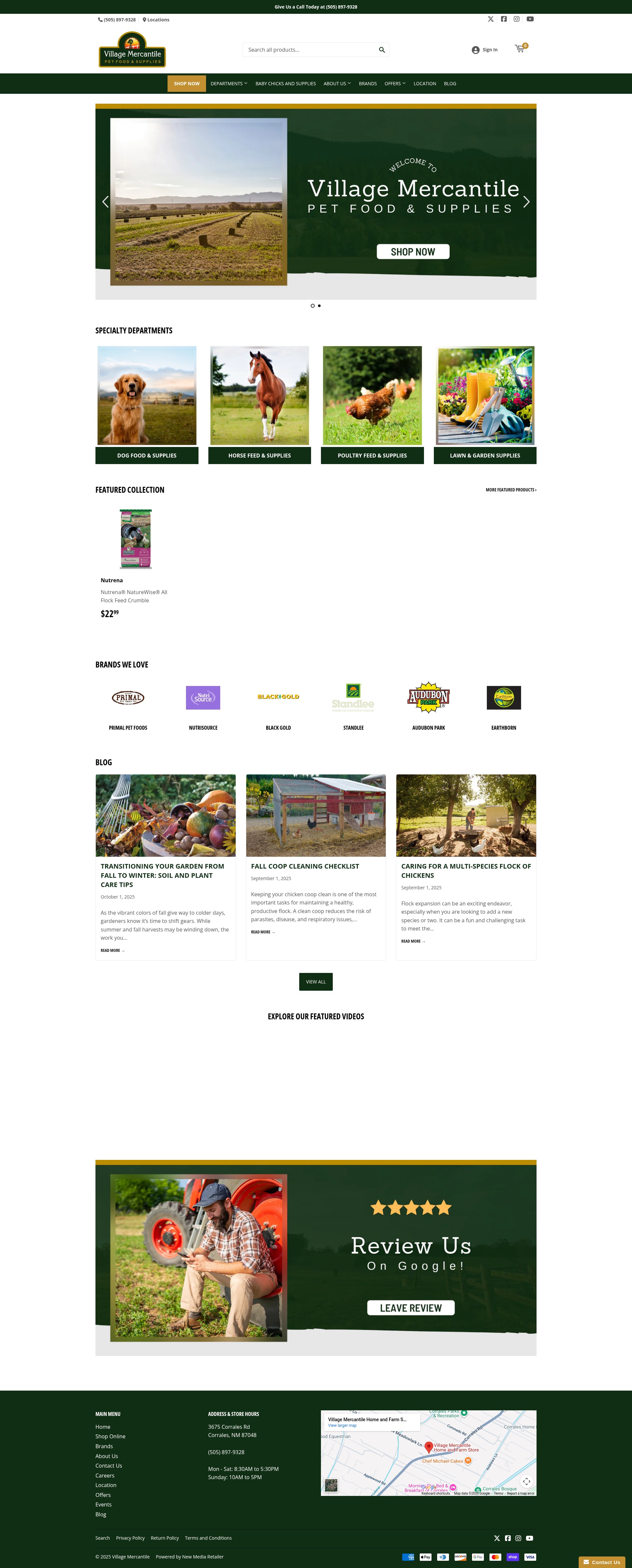 Screenshot of www.thevillagemercantile.com