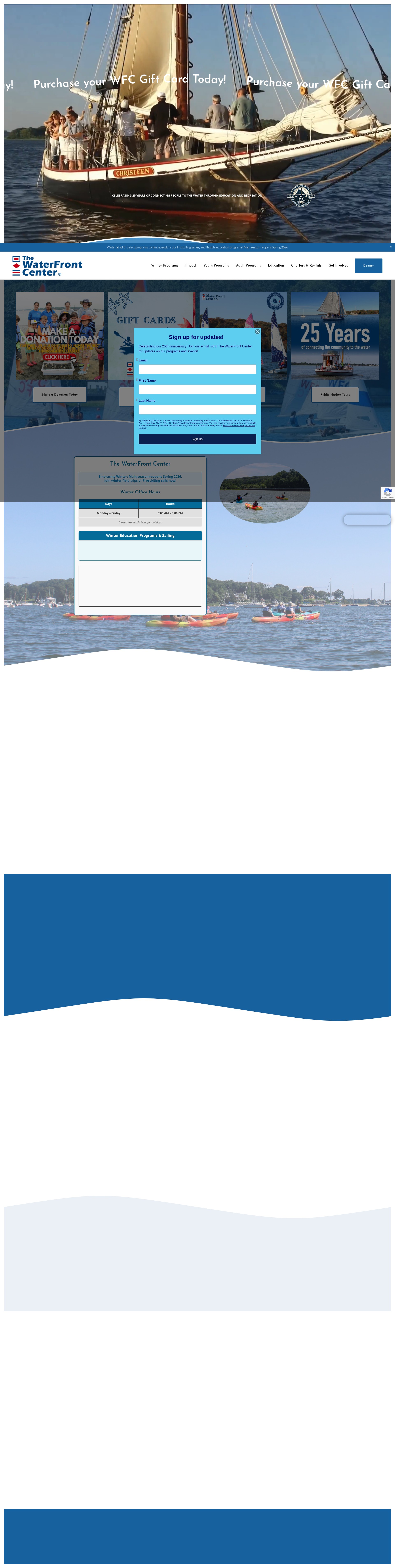 Screenshot of www.thewaterfrontcenter.org