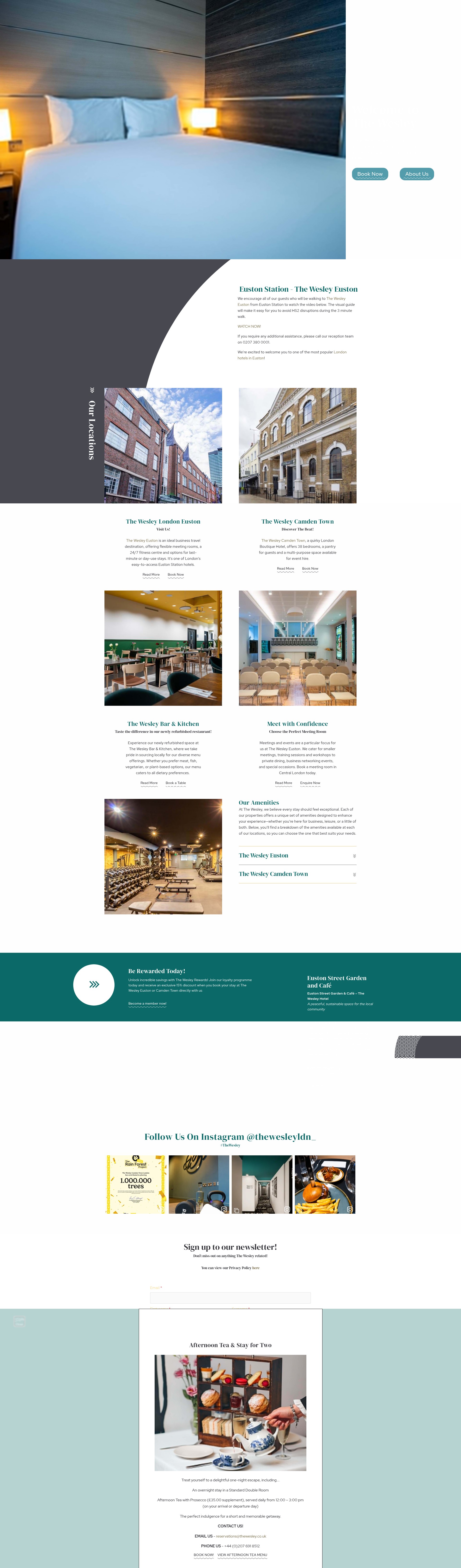 Screenshot of www.thewesley.co.uk