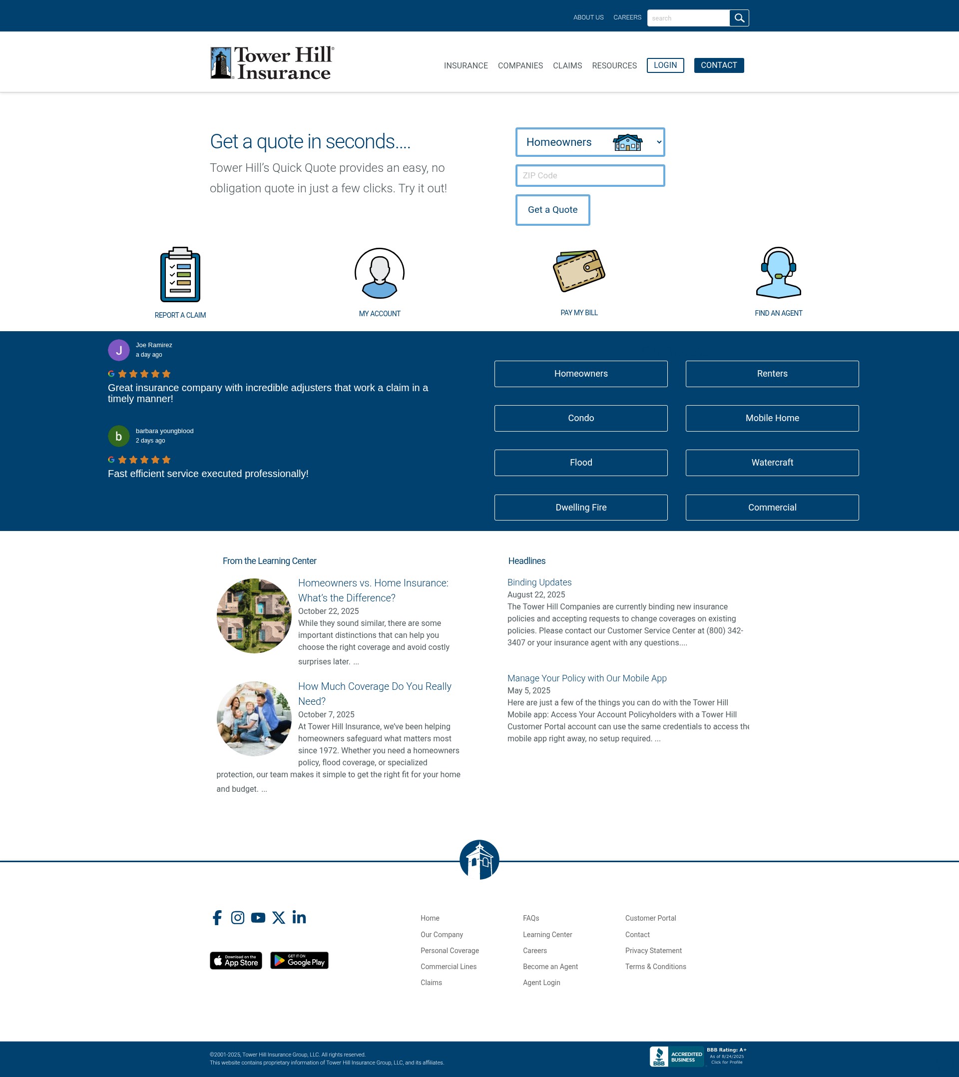 Screenshot of www.thig.com