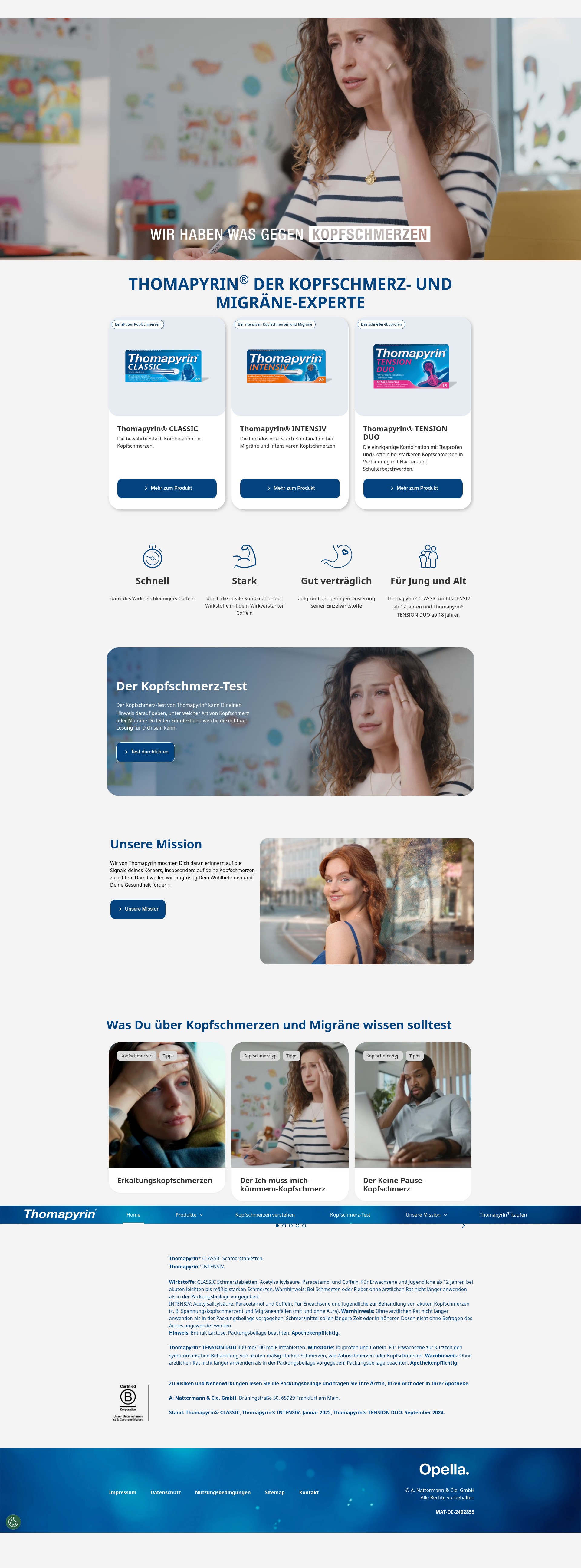 Screenshot of www.thomapyrin.com