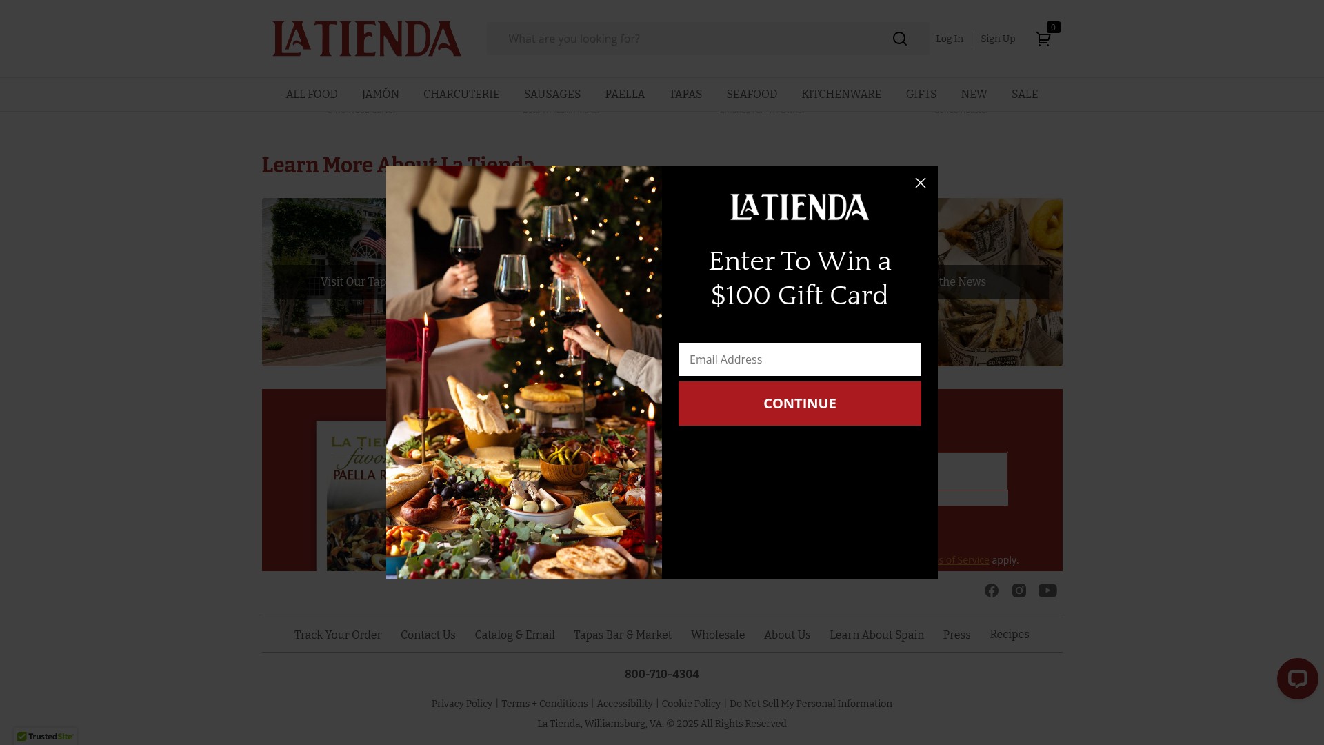 Screenshot of www.tienda.com