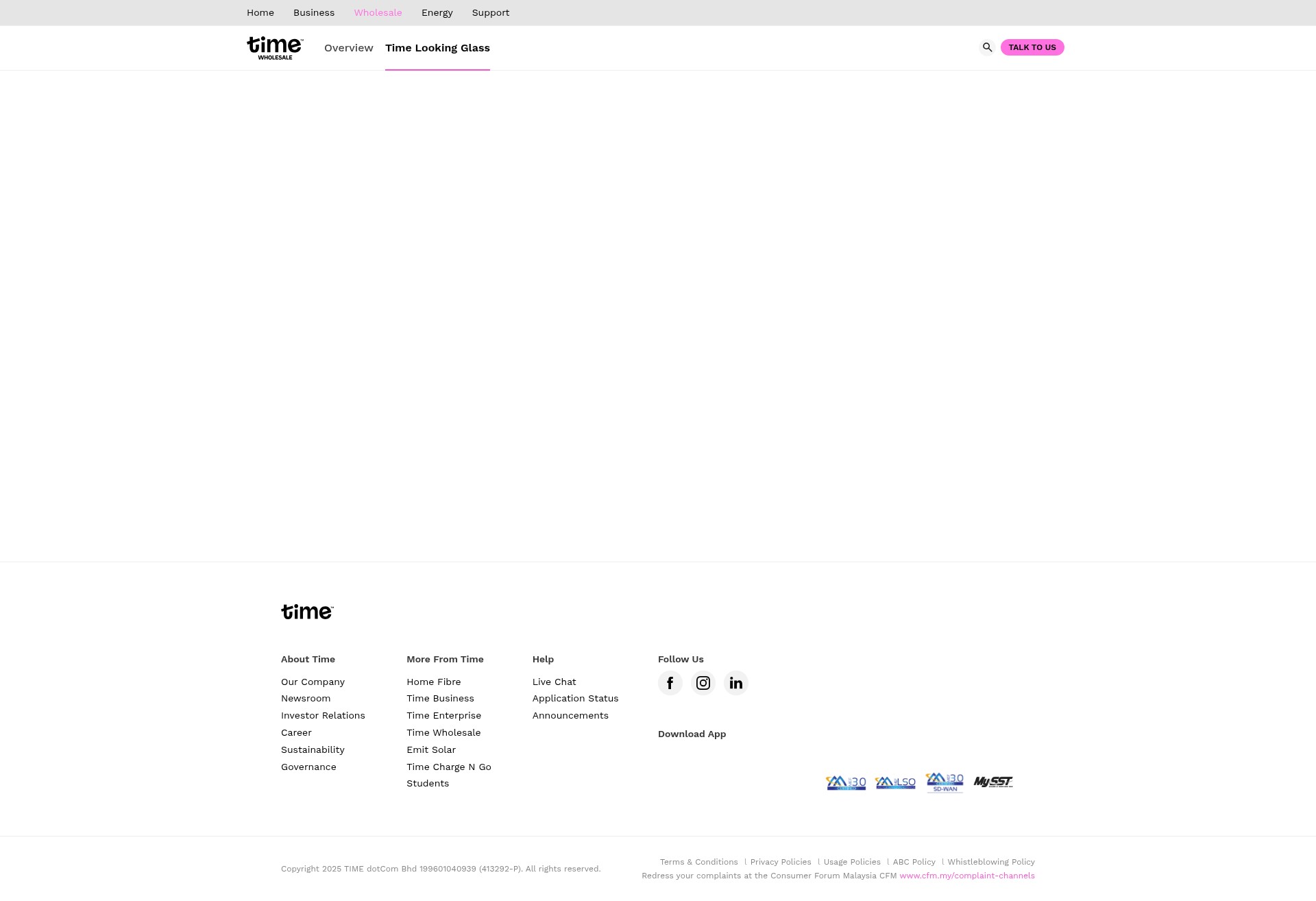 Screenshot of www.time.com.my