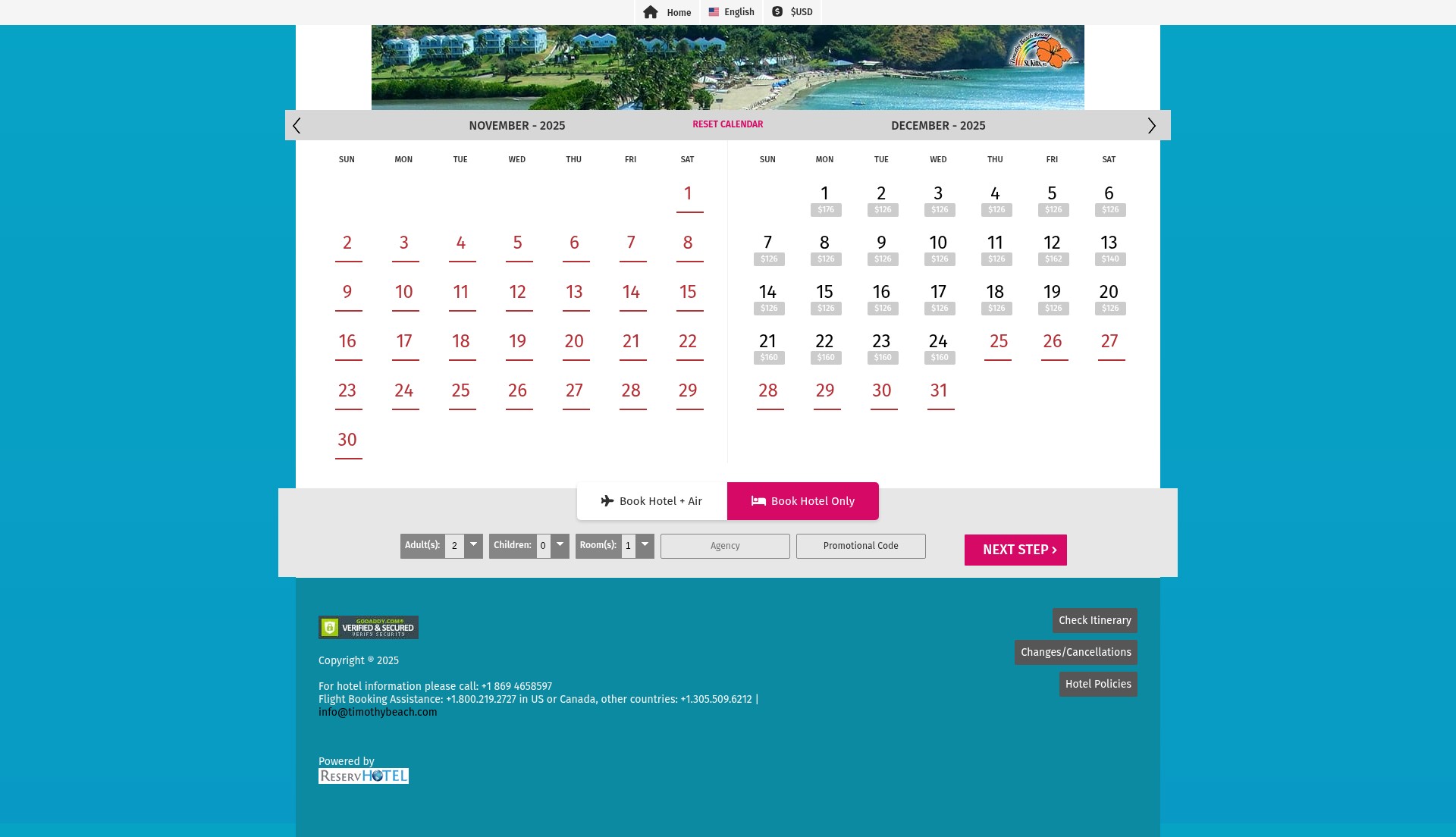 Screenshot of www.timothybeach.com