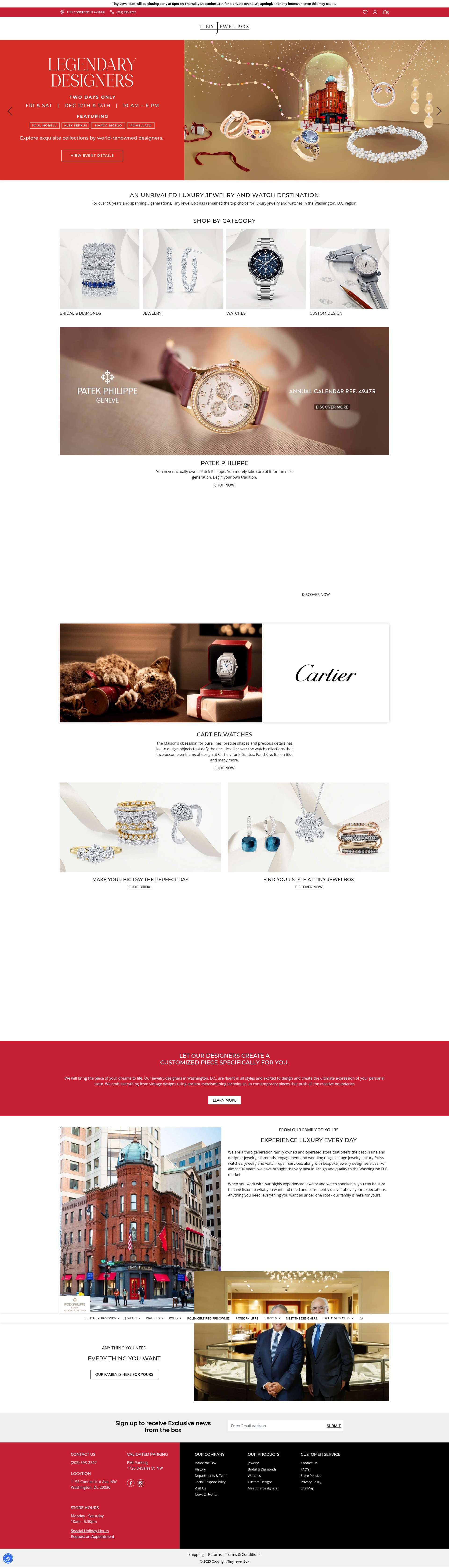Screenshot of www.tinyjewelbox.com