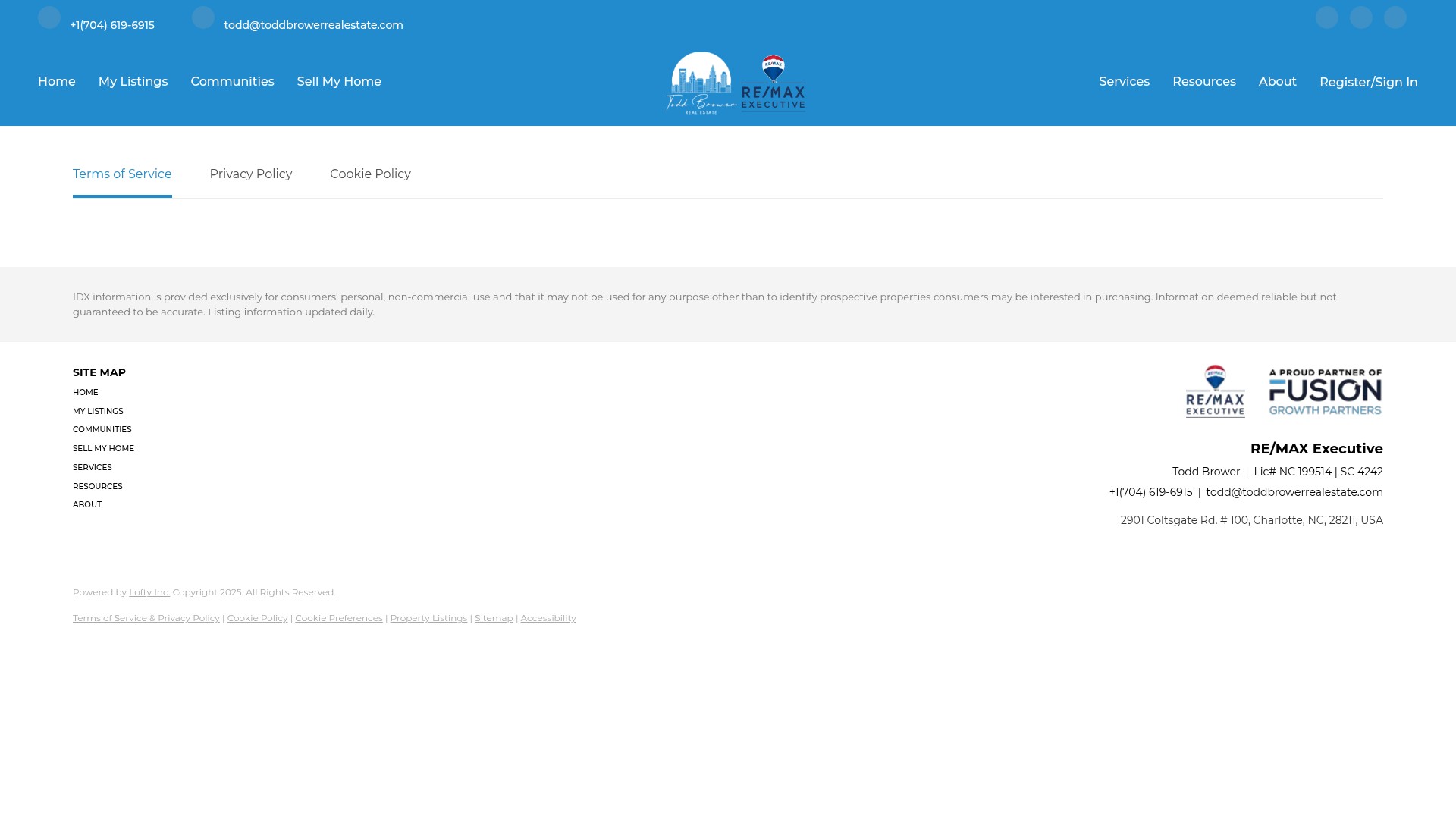 Screenshot of www.toddbrowerrealestate.com