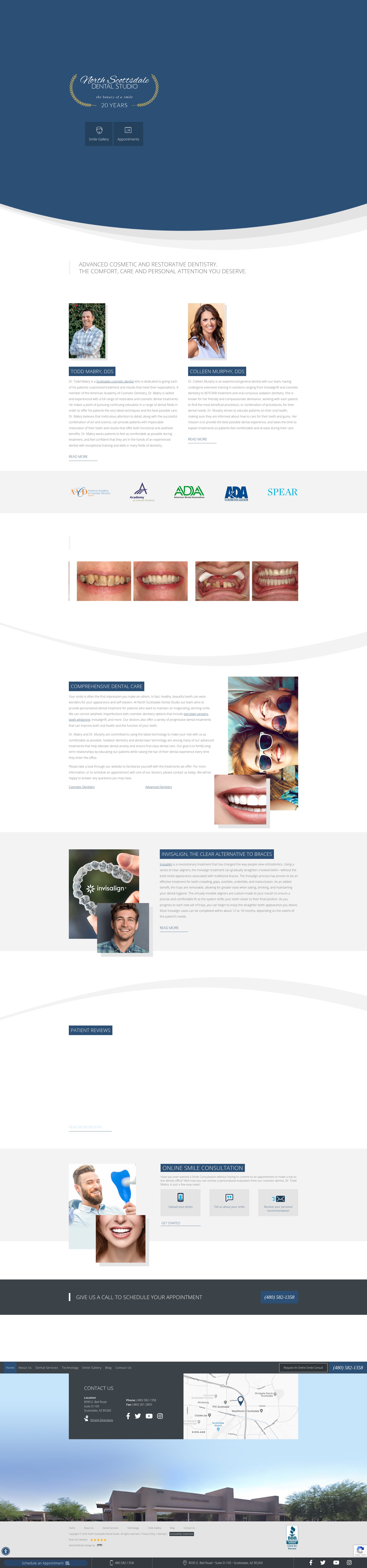 Screenshot of www.toddmabrydds.com