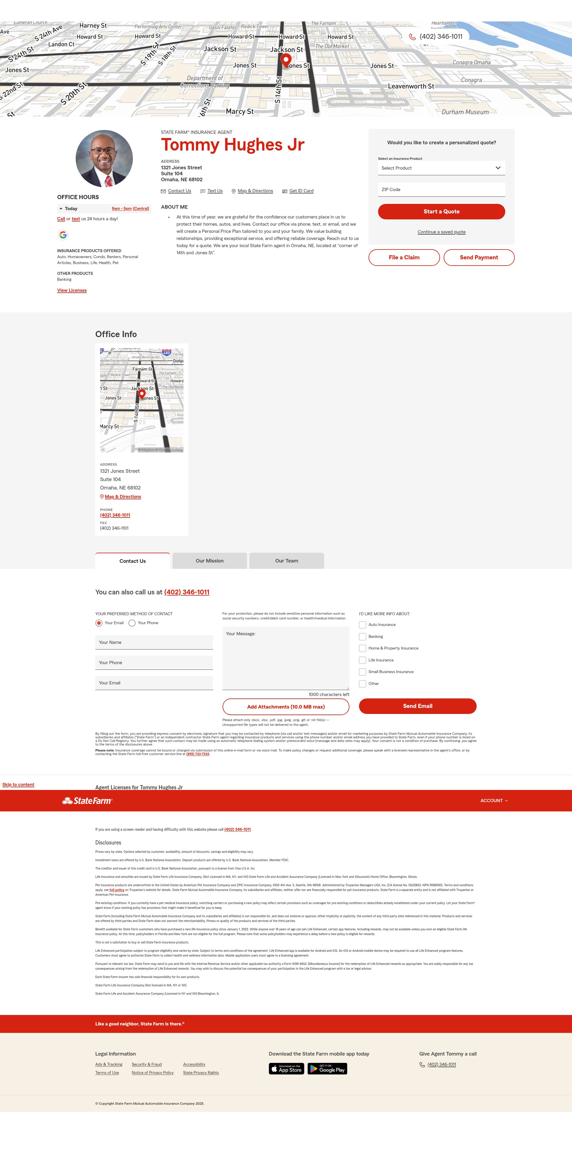Screenshot of www.tommyhughesjr.com