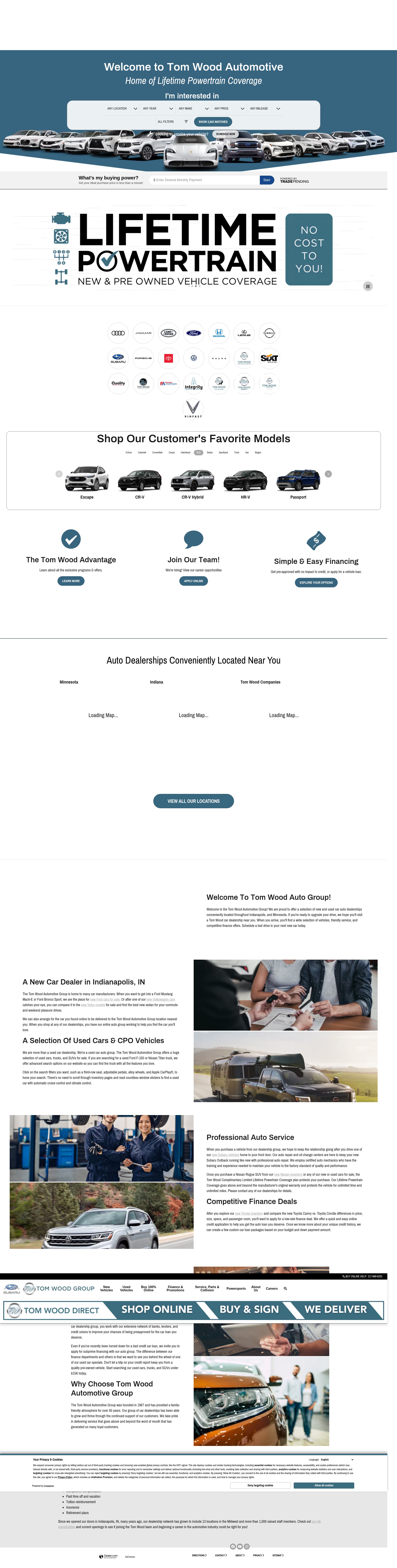 Screenshot of www.tomwood.com