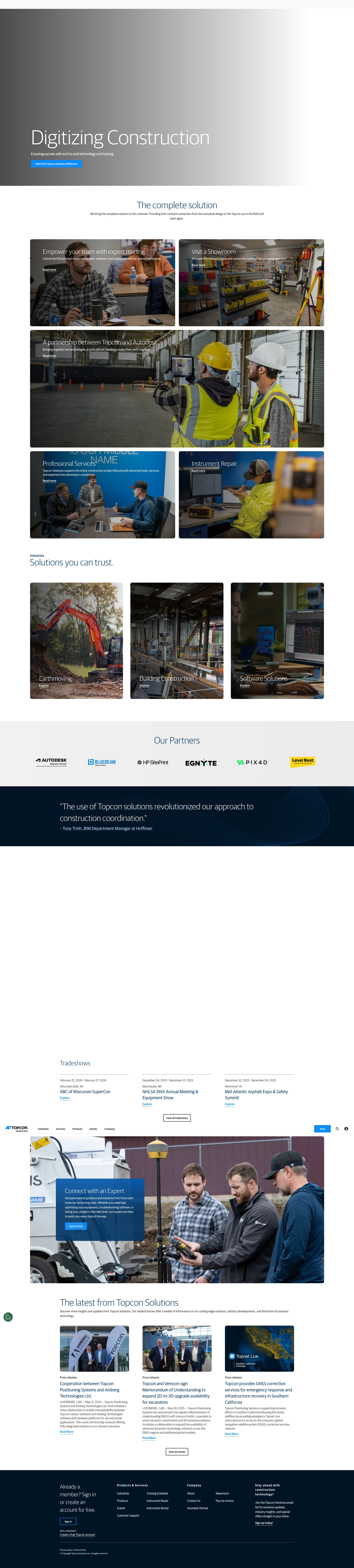 Screenshot of www.topconsolutions.com