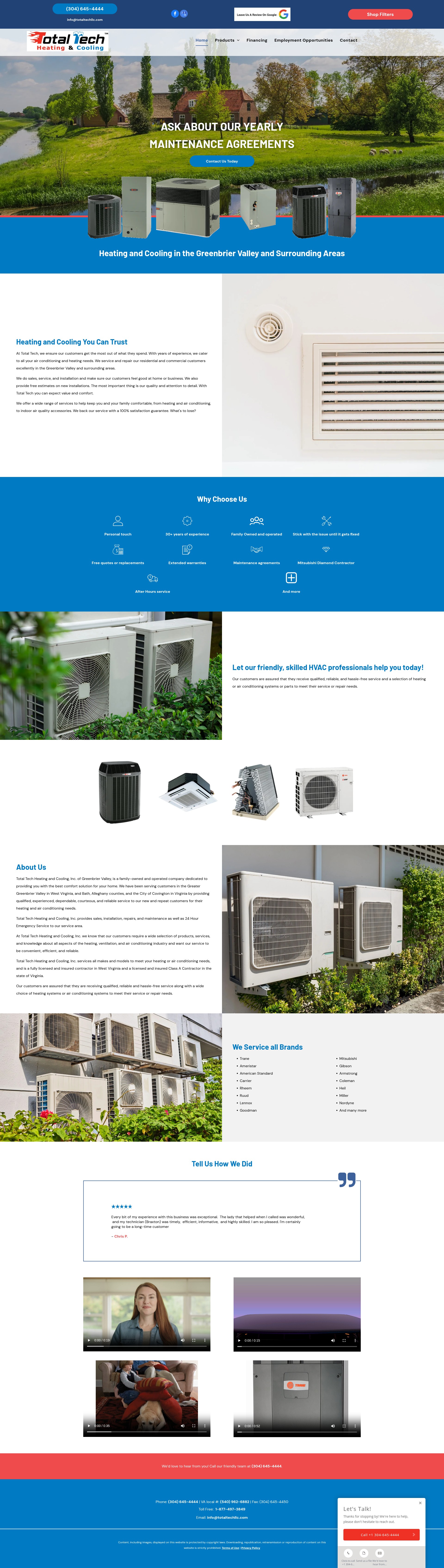 Screenshot of www.totaltechwv.com