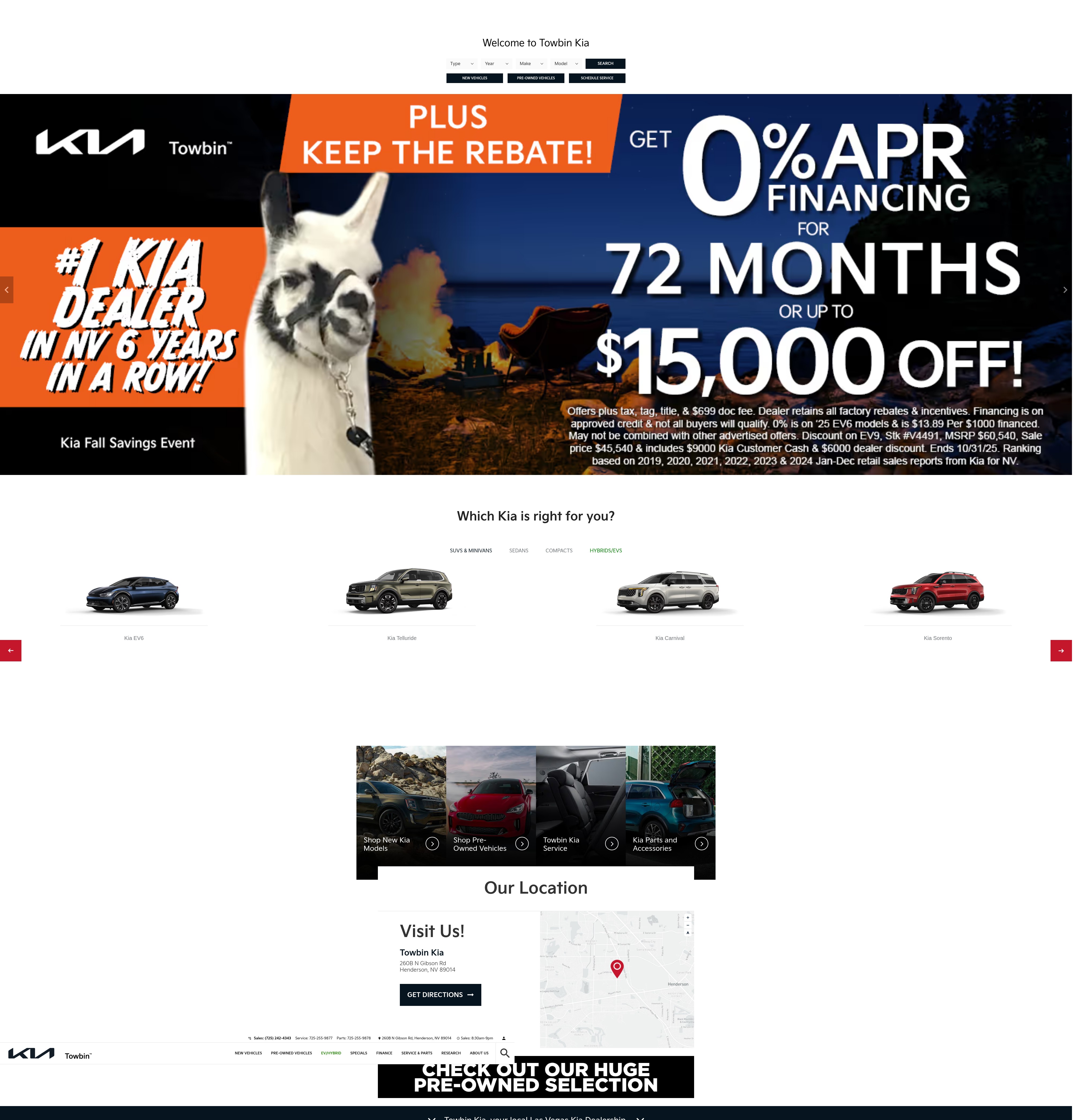 Screenshot of www.towbinkia.com